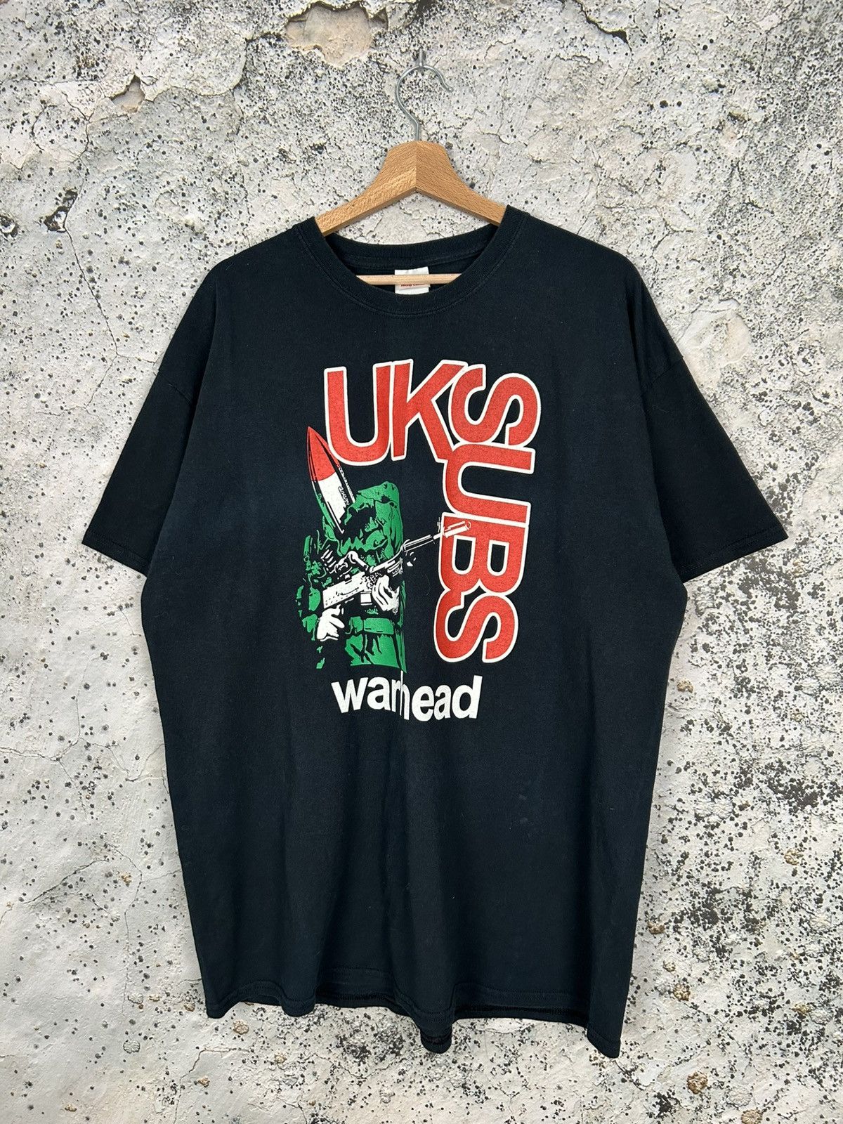 Vintage Vintage UK Subs Wathead Graphic Tee Avant Garde Punk Rock Size US XL / EU 56 / 4 - 1 Thumbnail