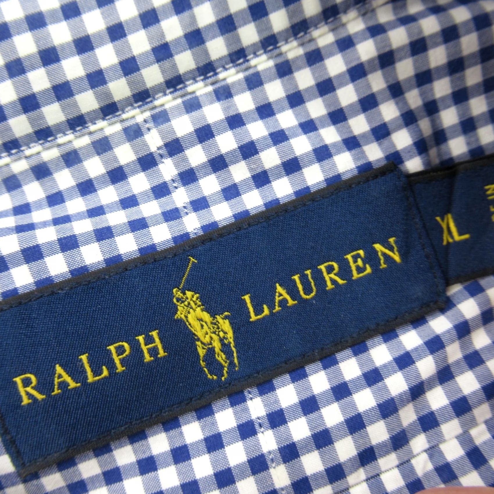 Ralph Lauren Ralph Lauren Shirt Mens XL Long Sleeve Casual Button Front Checks Blue Size US XL / EU 56 / 4 - 4 Thumbnail