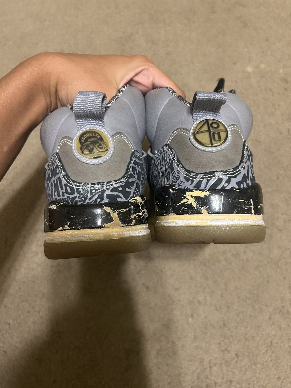 Jordan Brand Nike Air Jordan Spizike Cool Grey Spike Lee Brooklyn OG Size US 8 / EU 41 - 3 Thumbnail