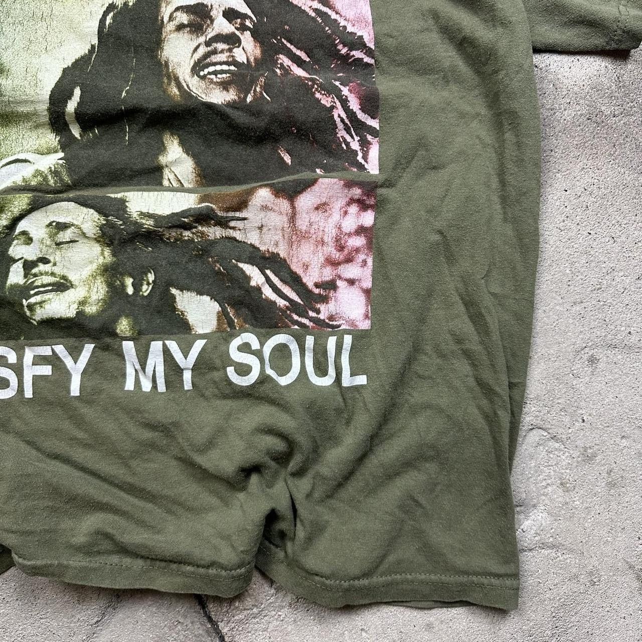 Vintage Y2K Bob Marley Zion t shirt Size US XL / EU 56 / 4 - 2 Thumbnail
