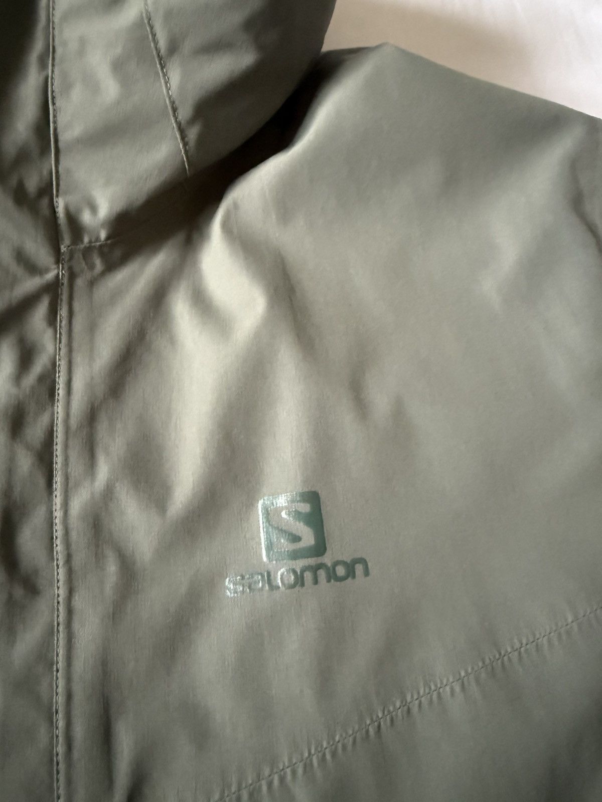 Salomon Salomon Men's Olive Windbreaker Size US L / EU 52-54 / 3 - 2 Thumbnail