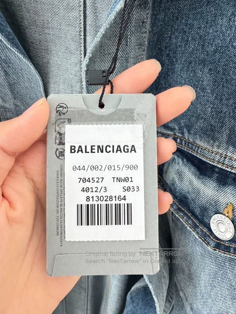 Balenciaga Balenciaga Denim jacket Size US L / EU 52-54 / 3 - 3 Thumbnail