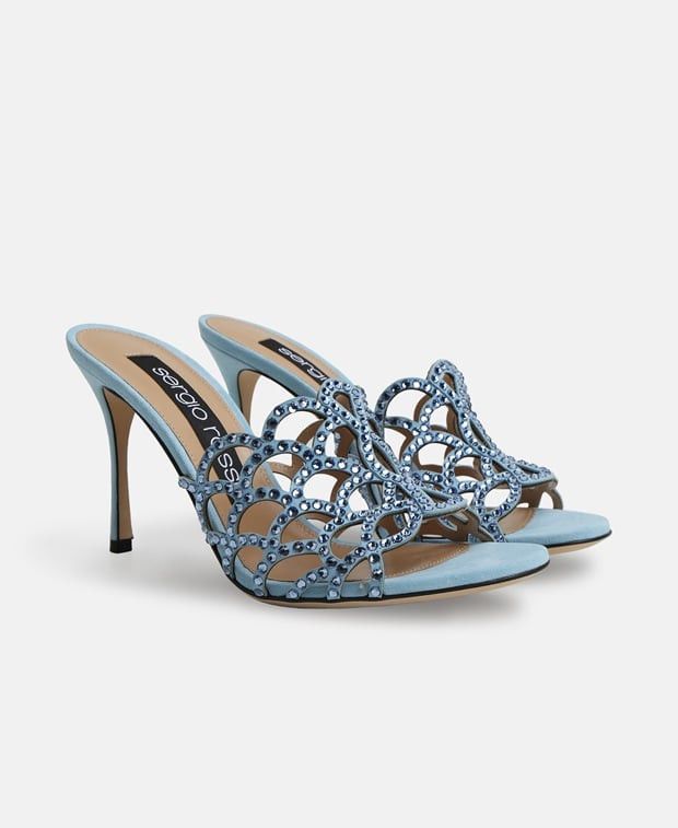 Sergio Rossi Sr Mermaid Mules Size US 7 / IT 37 - 1 Thumbnail