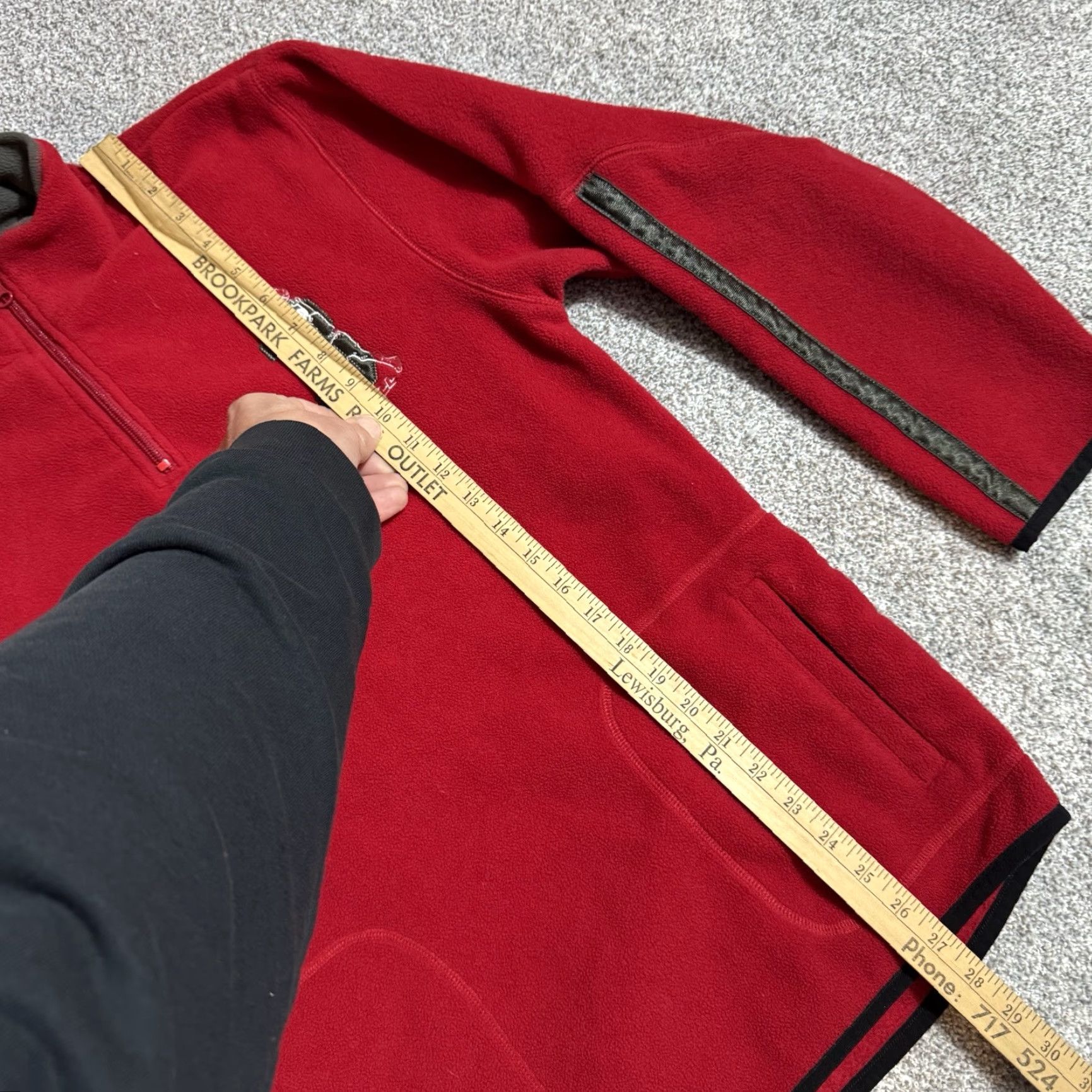 Old Navy VINTAGE Old Navy Fleece Jacket Mens 2XL 1/4 Zip Embroidered Red Polyester Zip KnIT Gorpcore Windbreaker Size US XXL / EU 58 / 5 - 2 Thumbnail