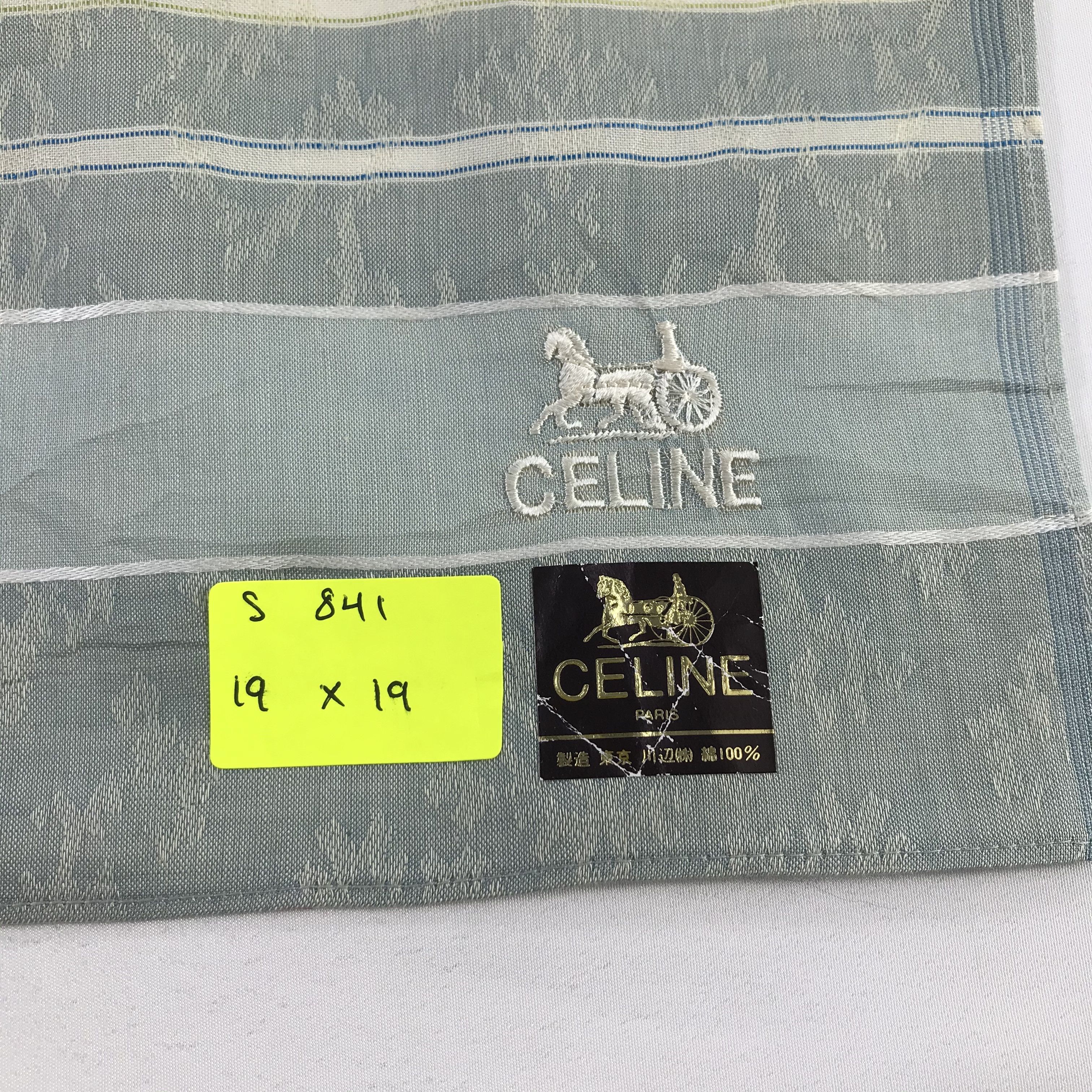 Celine × Vintage Celine Bandana / Handkerchief / Neckerchief - S841 Size ONE SIZE - 5 Thumbnail