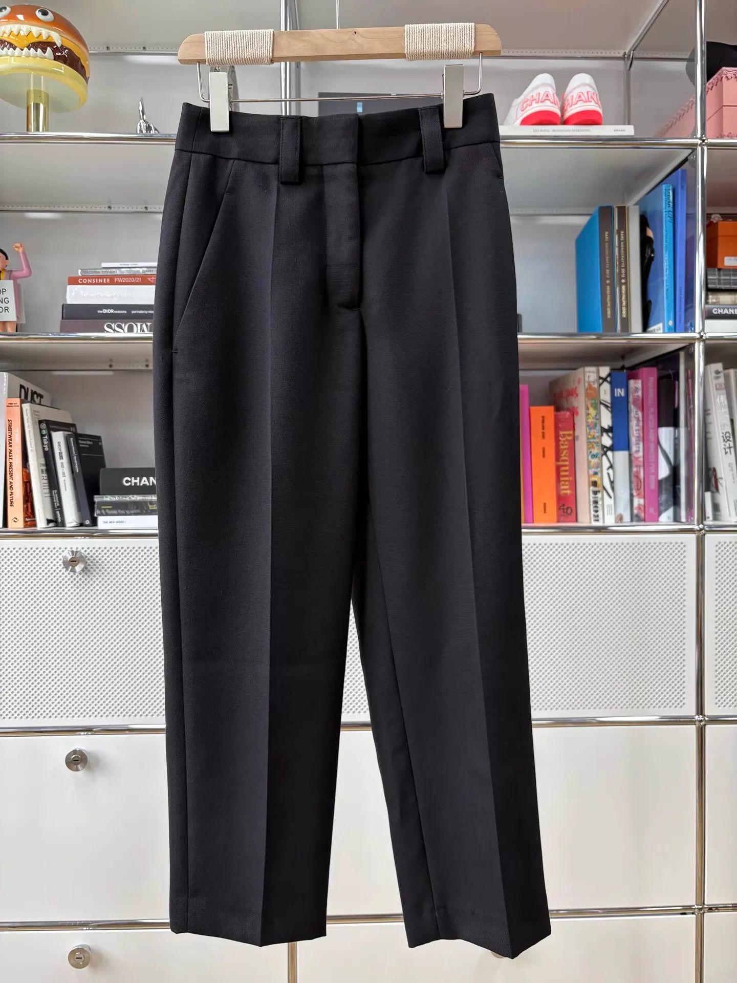 Acne Studios Acne Studios Black Wool Wide-Leg Casual Pants 32 New Size 32" / US 10 / IT 46 - 1 Thumbnail