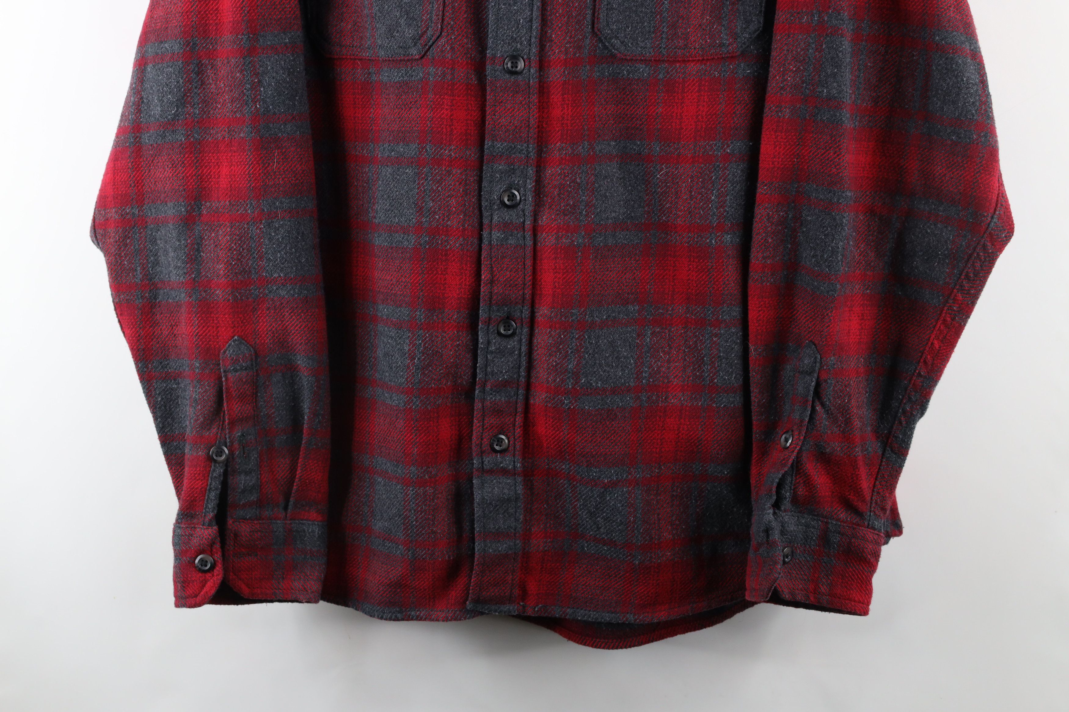 Orvis × Vintage Vintage Orvis Heavyweight Collared Button Shirt Plaid Size US L / EU 52-54 / 3 - 3 Thumbnail