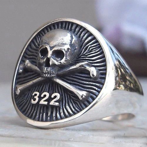 Japanese Brand × Jewelry × Vintage Unique Cranium Biker Ring Size ONE SIZE - 1 Thumbnail