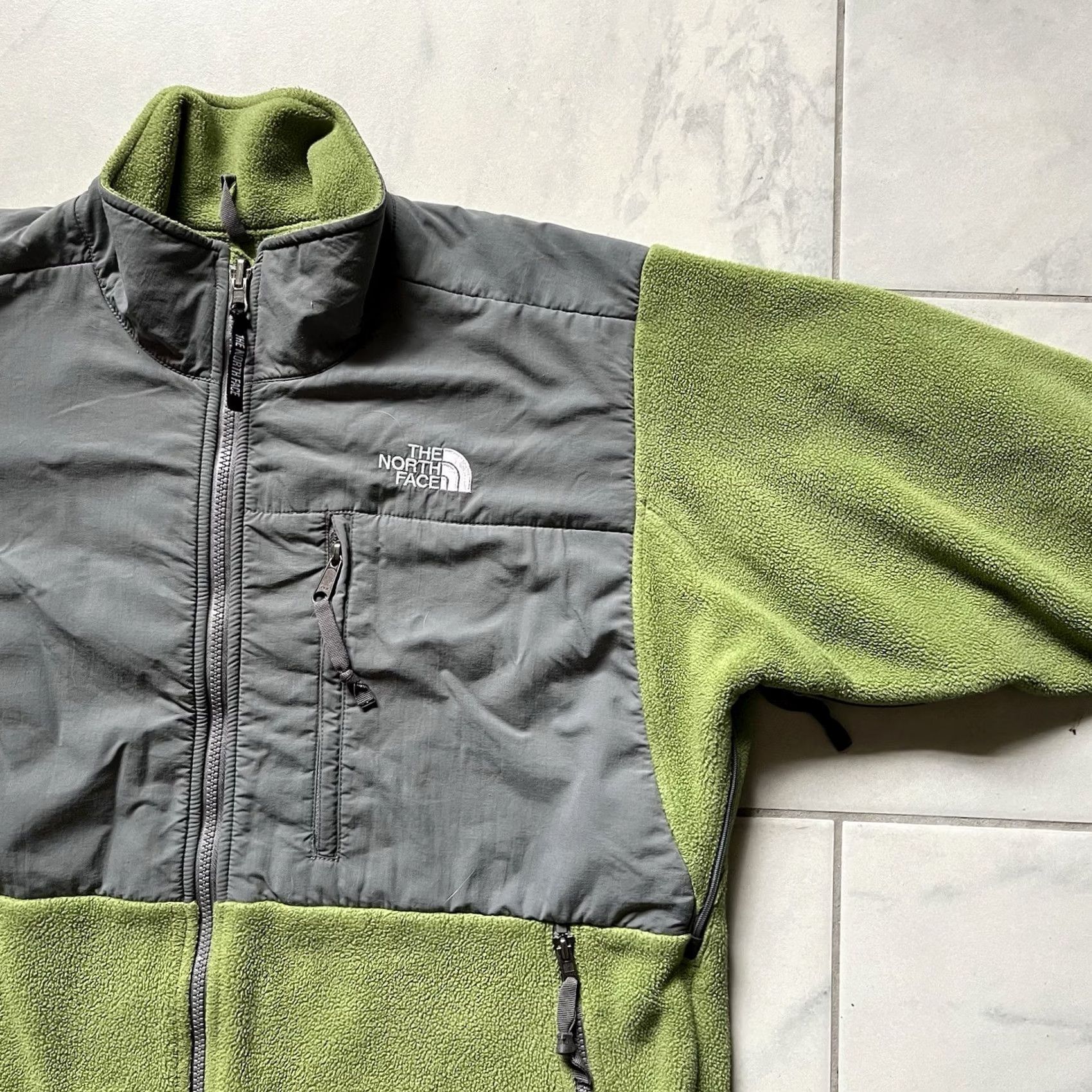 The North Face The North Face Polartec Jacket Large Green Womens Fleece Full Zip Lined Embroidered Size L / US 10 / IT 46 - 5 Thumbnail