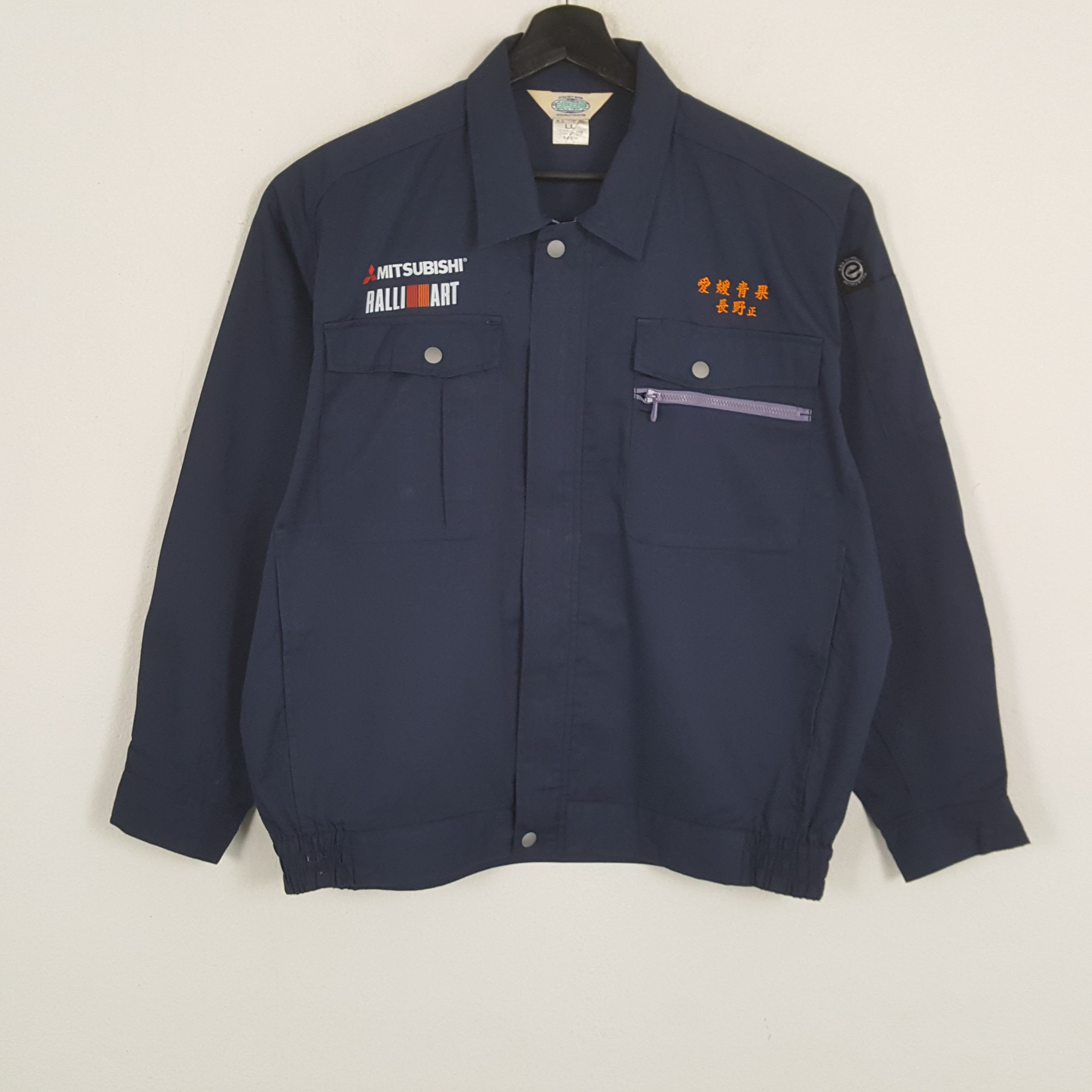 Japanese Brand × Vintage MITSUBISHI RALLI ART Japanese Motorsports Custom Jacket Size US XL / EU 56 / 4 - 3 Thumbnail