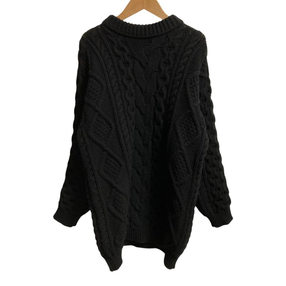 Celine Celine Celine Aran Cable Knit Wool Cashmere Sweater Textile Tops 2A614374D DUTY FREE for USA Size ONE SIZE - 1 Thumbnail