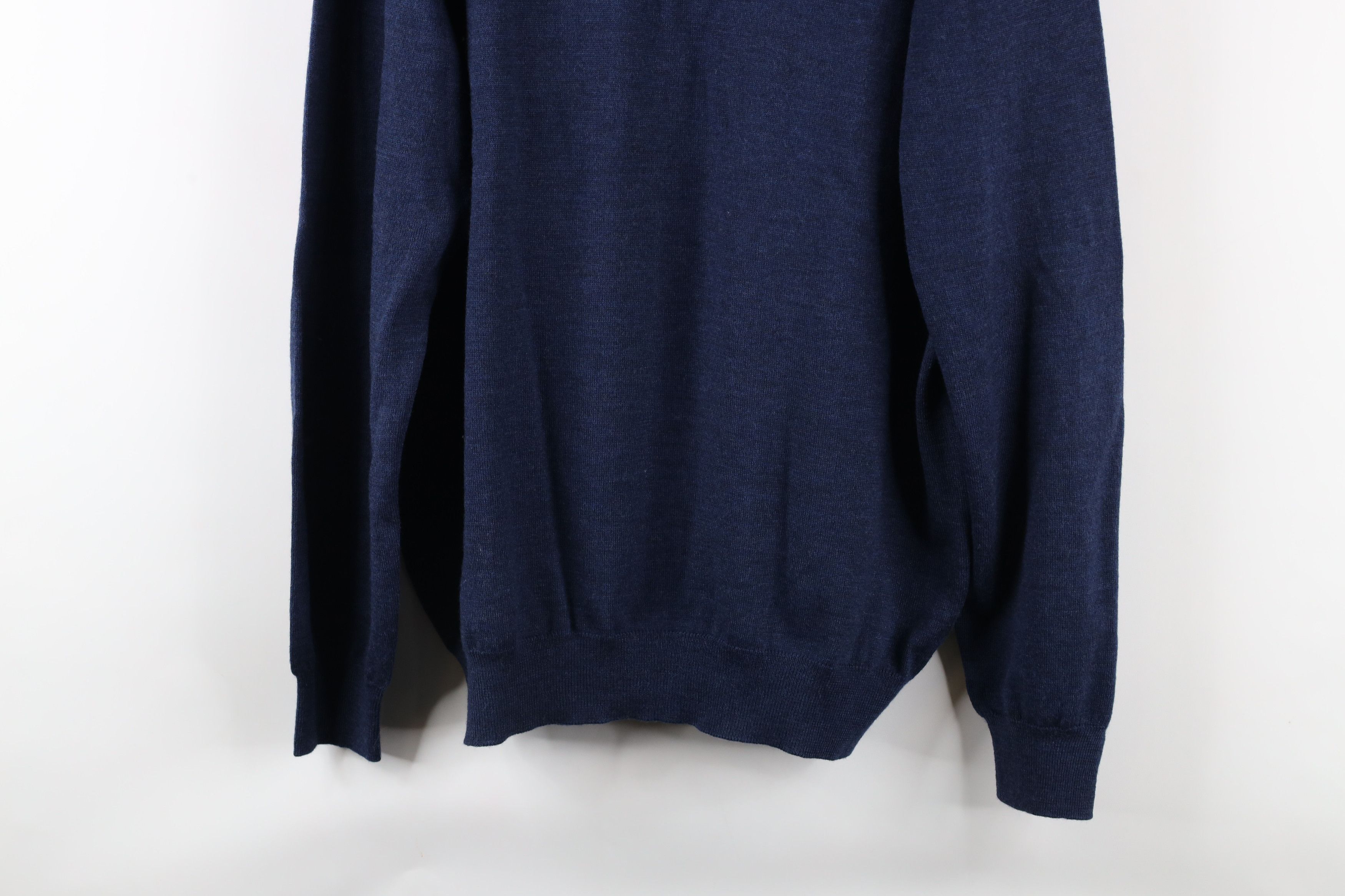 Vintage Vintage 90s Streetwear Merino Wool Knit Collared Sweater Size US L / EU 52-54 / 3 - 3 Thumbnail