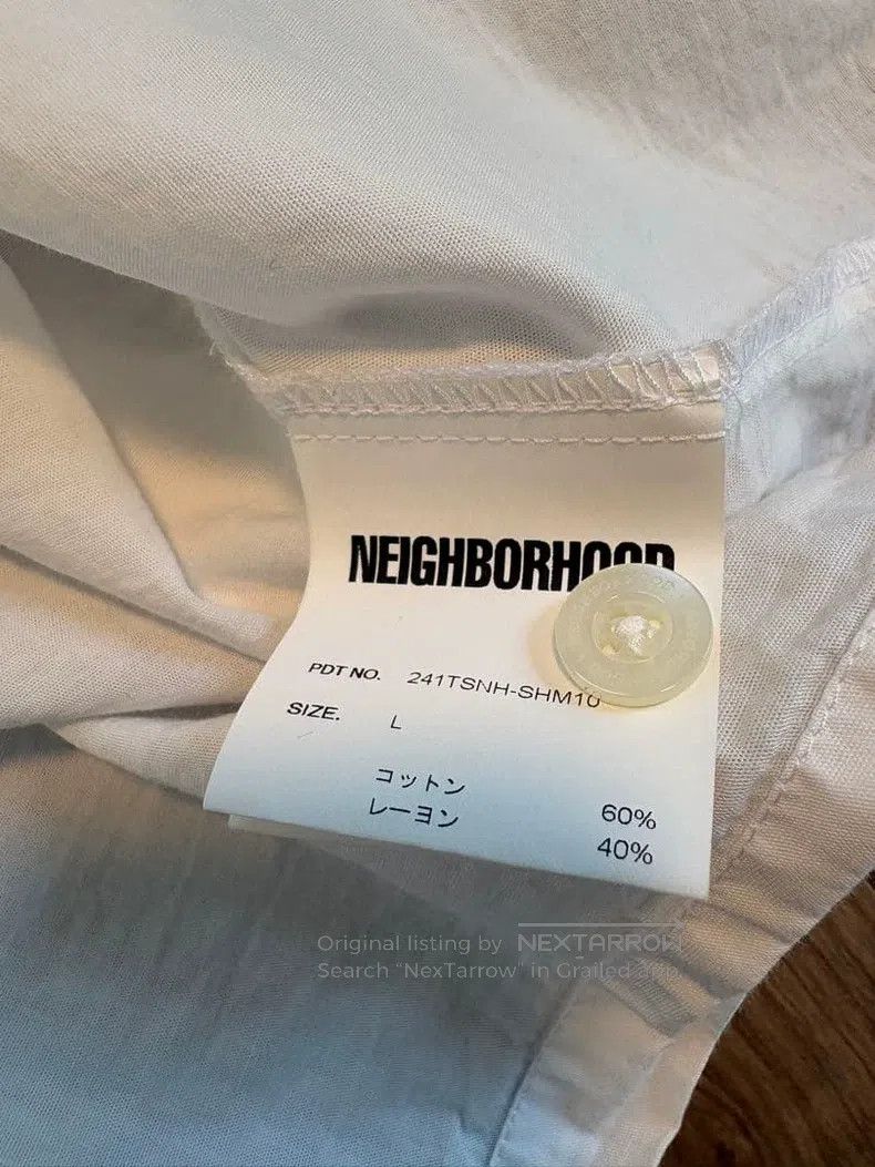 Neighborhood Neighborhood Open Collar Short Sleeve Shirt Size US L / EU 52-54 / 3 - 7 Thumbnail