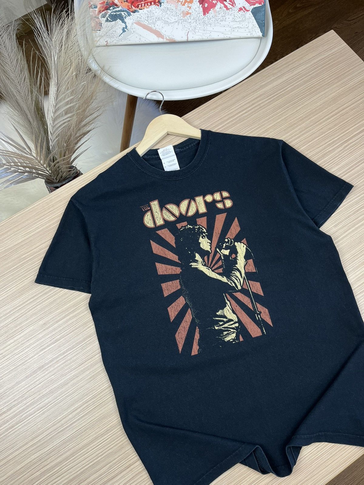 Band Tees × Vintage Vintage The Doors Rock Band Tee Jim Morrison Art Graphic Size US M / EU 48-50 / 2 - 5 Thumbnail