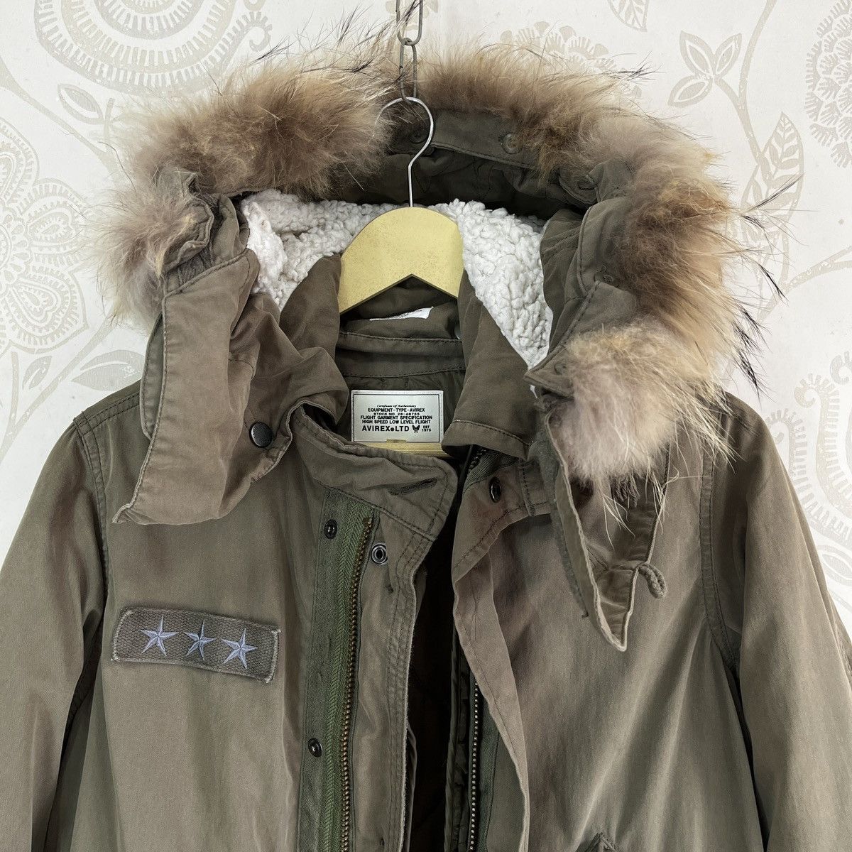 Alpha Industries Avirex Alpha Industries Hood Fur Ruff Long Parka Jacket Size US M / EU 48-50 / 2 - 22 Thumbnail
