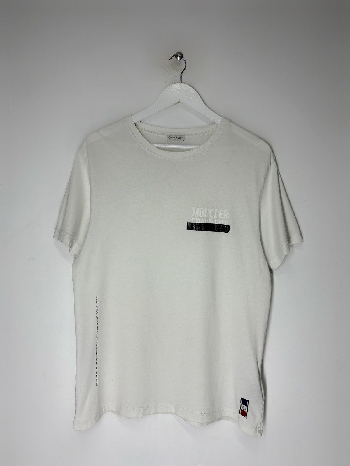Fragment Design × Moncler Moncler Genius 7 x Fragment Hiroshi Funiwara White T-shirt Size US M / EU 48-50 / 2 - 1 Thumbnail