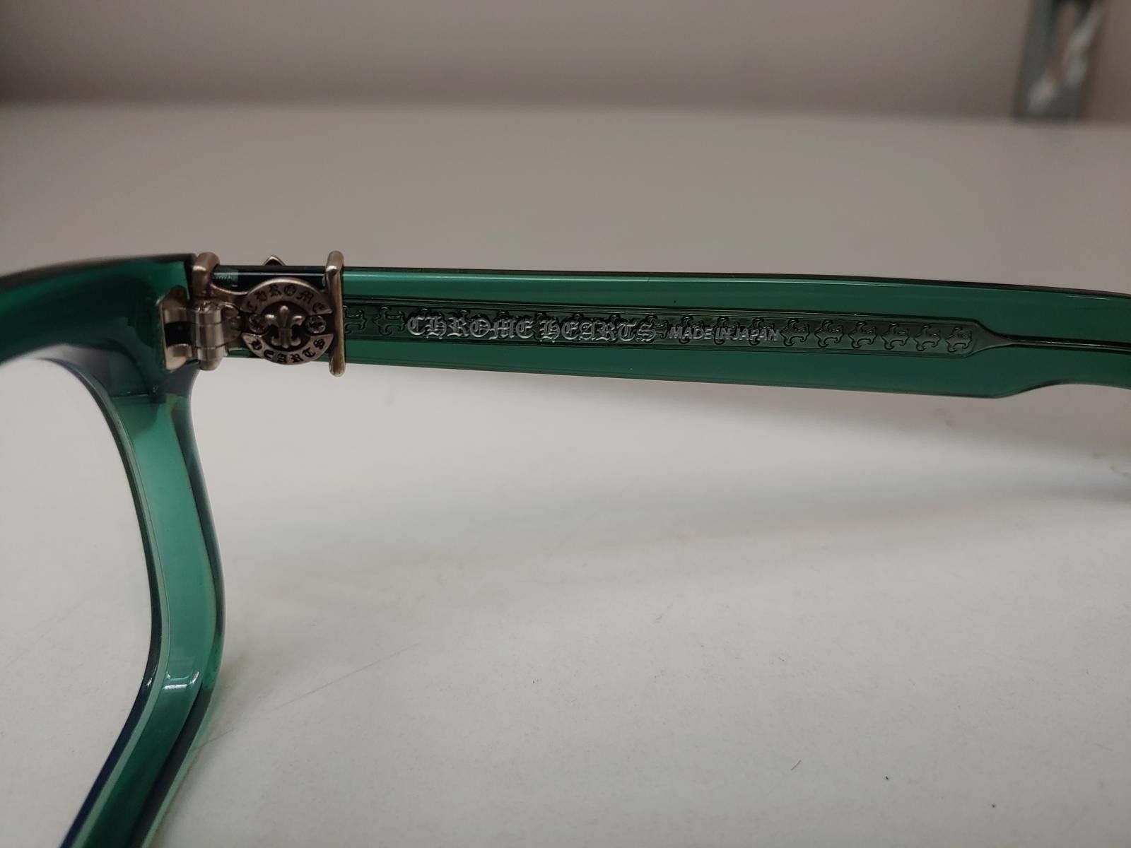 Chrome Hearts Chrome Hearts "See You In Tea" Sunglasses in Marine Green Size ONE SIZE - 2 Thumbnail