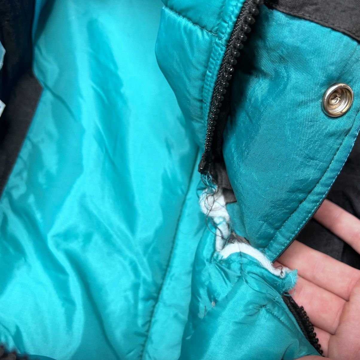 NFL × Starter × Vintage Vintage 1990s NFL Miami Dolphins Starter Puffer Jacket Size US L / EU 52-54 / 3 - 4 Thumbnail