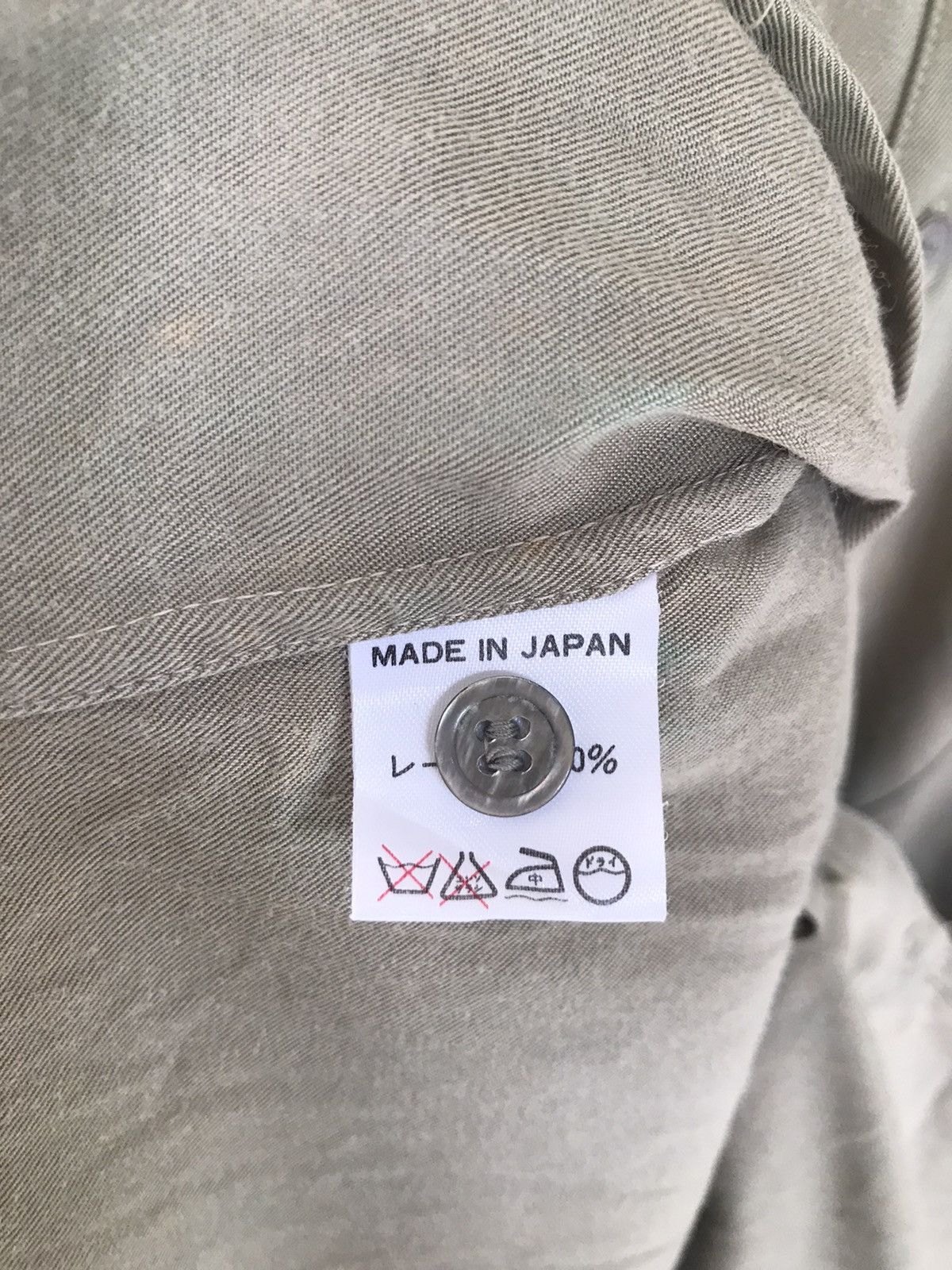 Yohji Yamamoto Rusty Y’s for men mandarin colar pullover button shirt Size US M / EU 48-50 / 2 - 22 Thumbnail