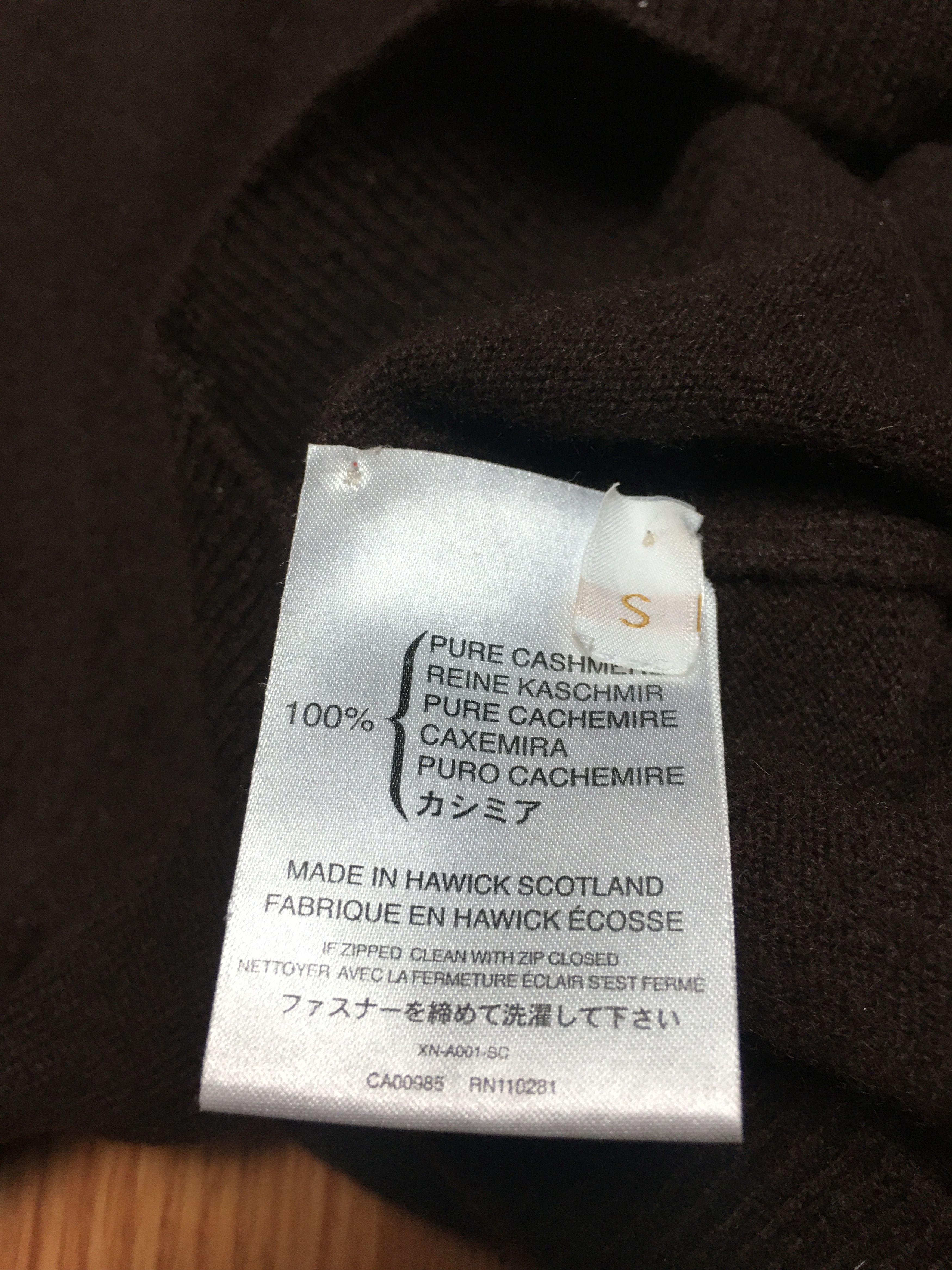 Pringle Of Scotland Pringle of Scotland Cashmere Brown Short Sleeve Jumper Top Size S / US 4 / IT 40 - 11 Thumbnail