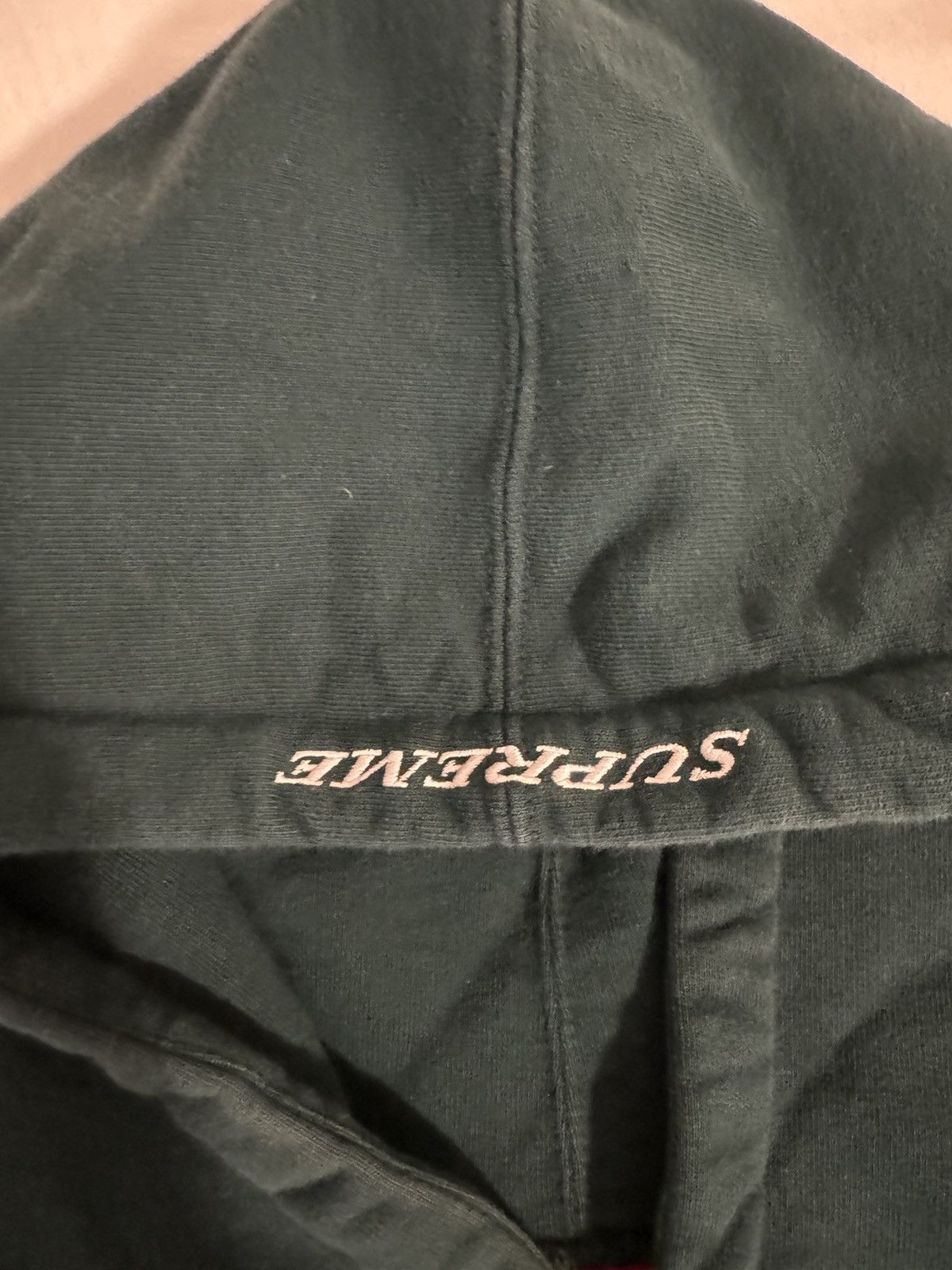 Supreme Supreme Striped Rib Hooded Sweatshirt Green Size US M / EU 48-50 / 2 - 2 Thumbnail