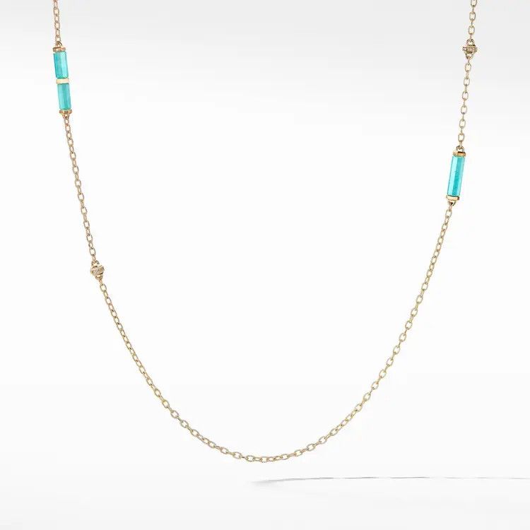 David Yurman o1w1db10426 N13421D Size:7 / Necklace in 18K in Golden Size ONE SIZE - 1 Thumbnail