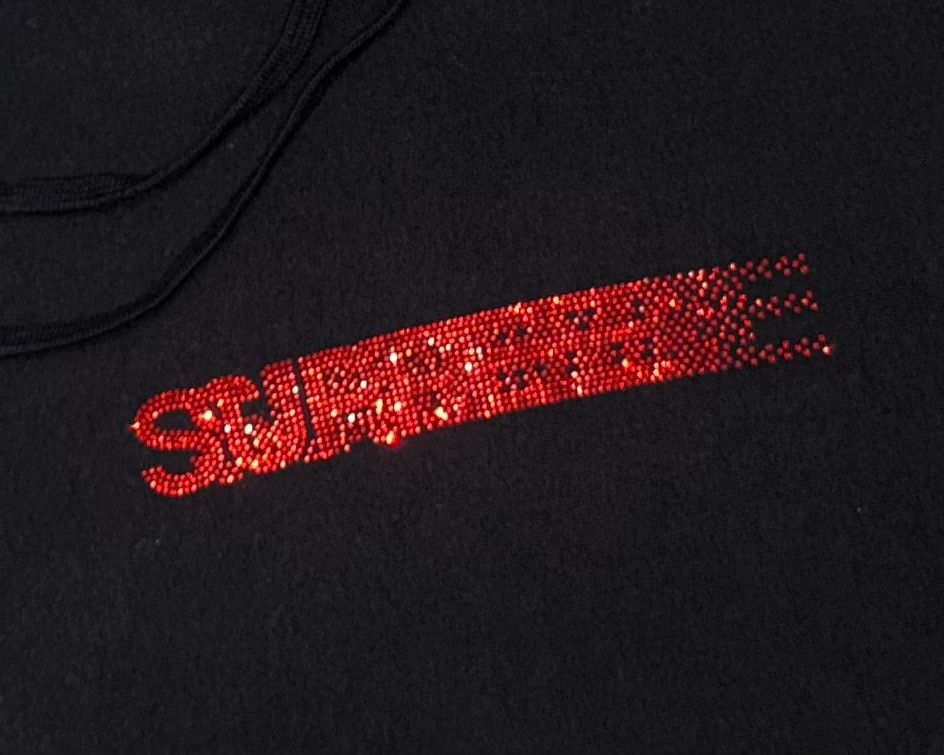 Supreme × Swarovski SUPREME X SWAROVSKI MOTION LOGO HOODED SWEATSHIRT FW25 Size US S / EU 44-46 / 1 - 2 Thumbnail