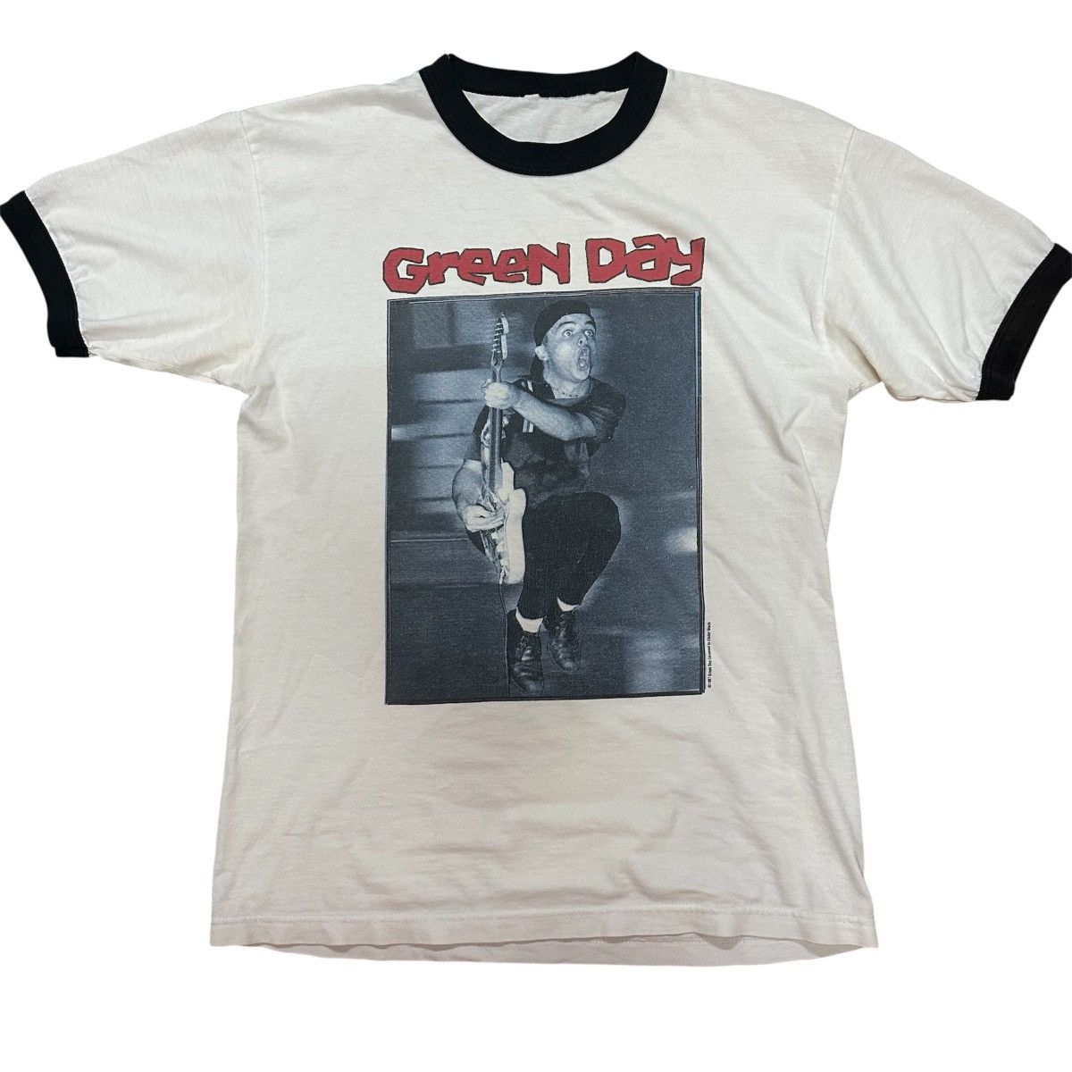 Band Tees Green Day Vintage 90’s Ringer tee Size US L / EU 52-54 / 3 - 1 Thumbnail