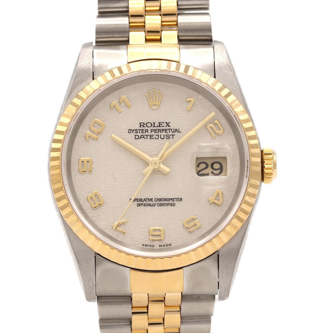 Rolex Rolex Rolex Datejust Stainless Steel Yellow Gold Automatic Metal Automatic 16233 DUTY FREE for USA Size ONE SIZE - 1 Thumbnail