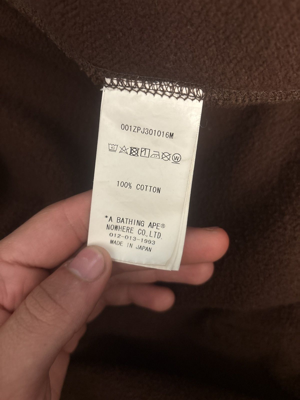 Bape BAPE 1st Camo White Tiger Full Zip Hoodie 'Brown' Size US L / EU 52-54 / 3 - 7 Thumbnail