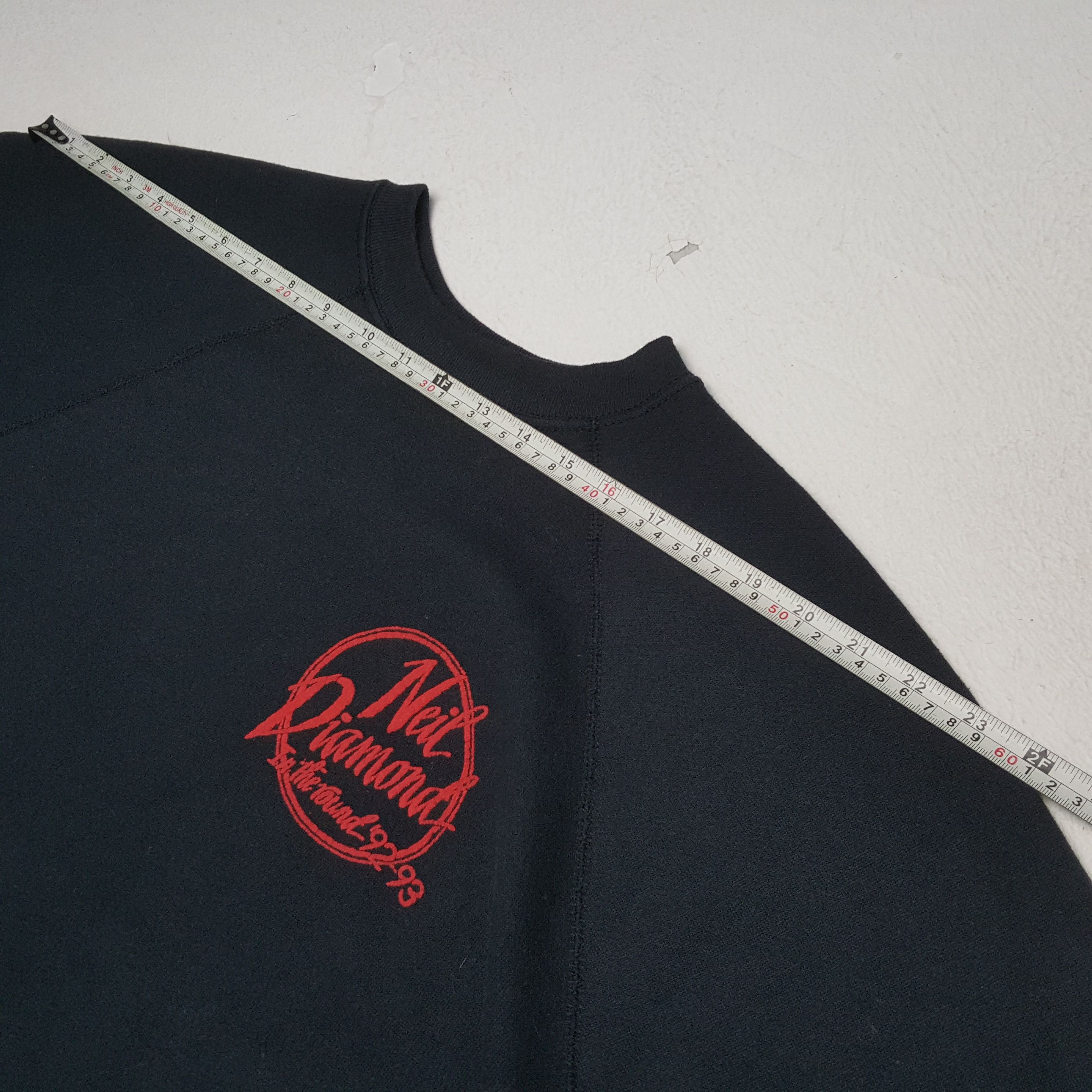Band Tees × Vintage NEIL DIAMONDS Streetwear Style Vintage Sweatshirt Size US L / EU 52-54 / 3 - 5 Thumbnail