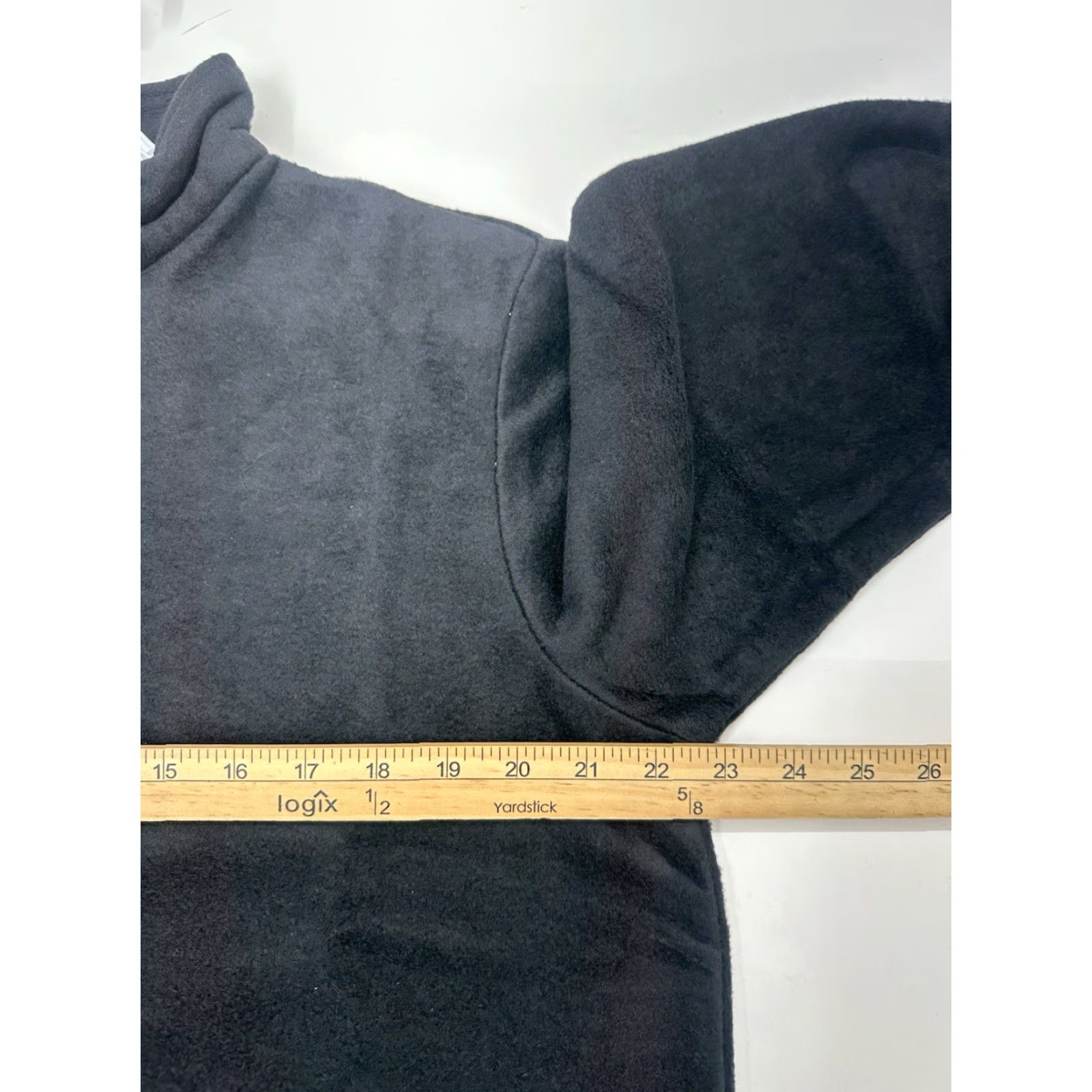 Vintage Anthony Richards Womens Pullover Long Sleeve Henley Fleece Black XL Petite Size T-Shirt Size XL / US 12-14 / IT 48-50 - 7 Thumbnail