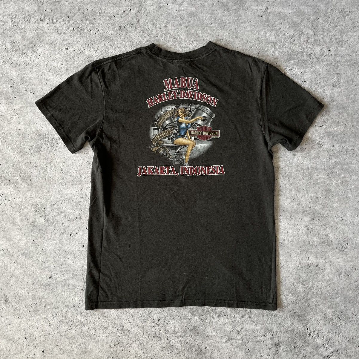 Harley Davidson × Vintage Harley Davidson graphic tee M vintage 00s Size US M / EU 48-50 / 2 - 2 Thumbnail