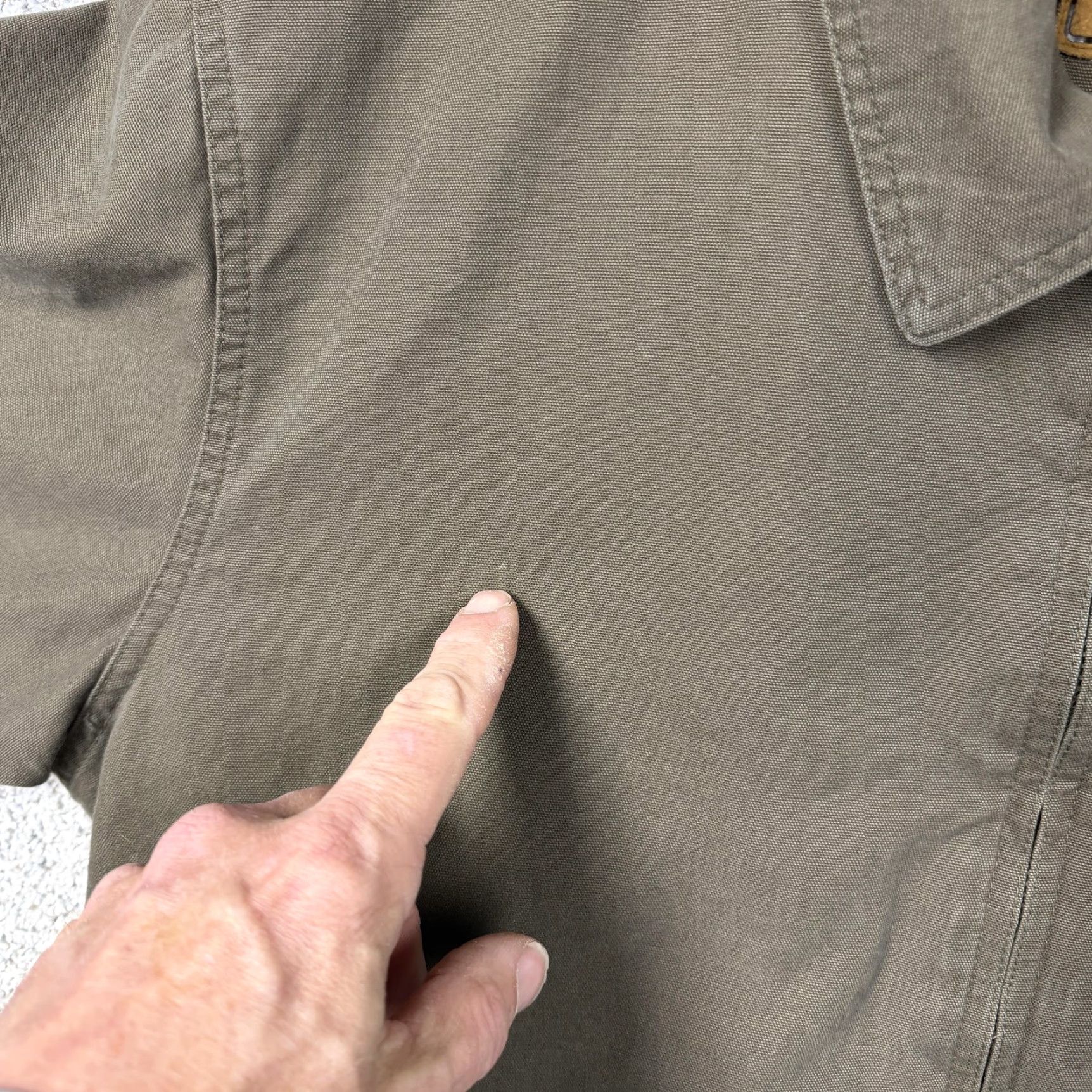 Vintage SONOMA life+style Bomber Jacket Mens L Brown Canvas Fleece Lined Workwear Size US L / EU 52-54 / 3 - 7 Thumbnail