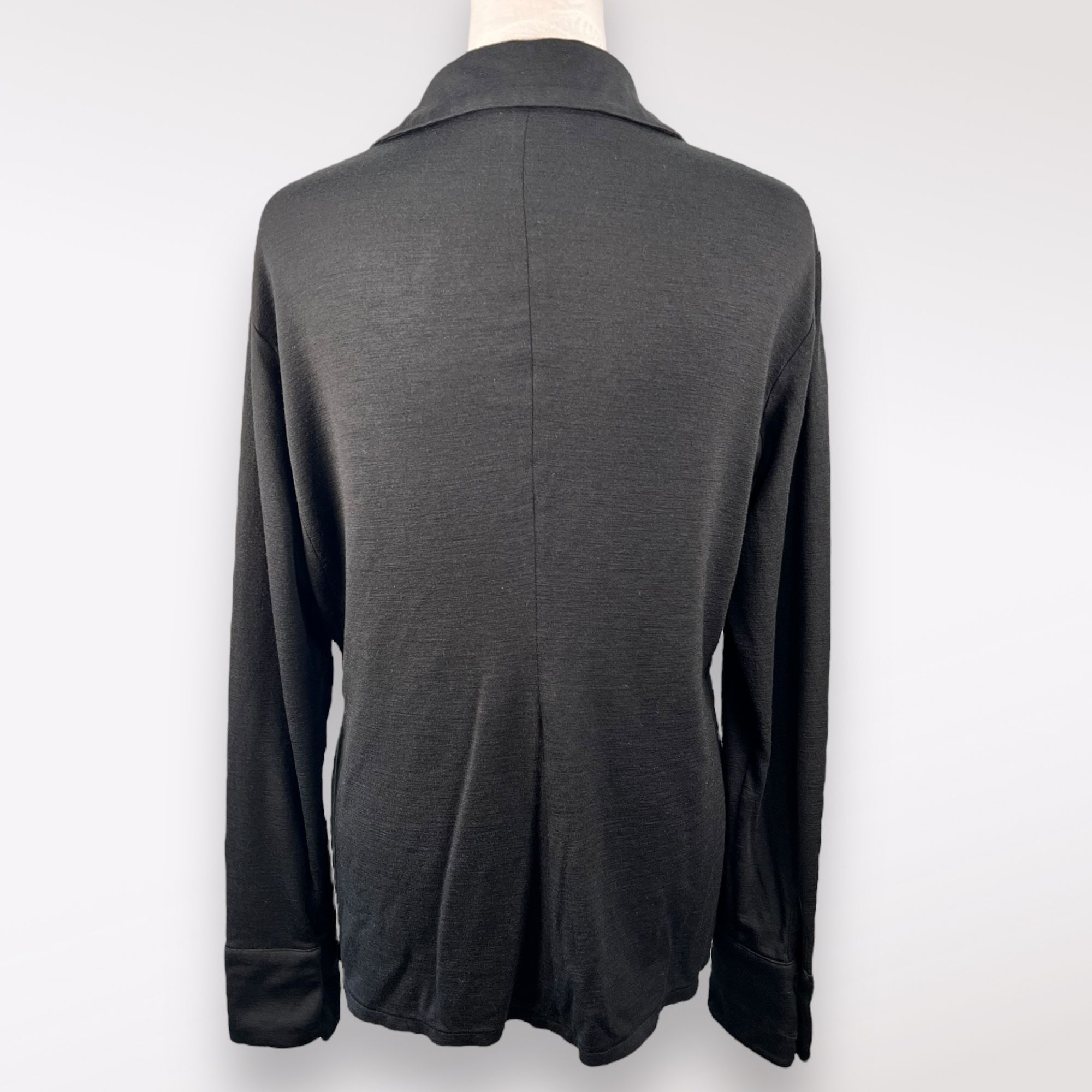Emanuel Ungaro VTG Emanuel Ungaro Wool Blend Button-Up Blouse Large Size L / US 10 / IT 46 - 5 Thumbnail