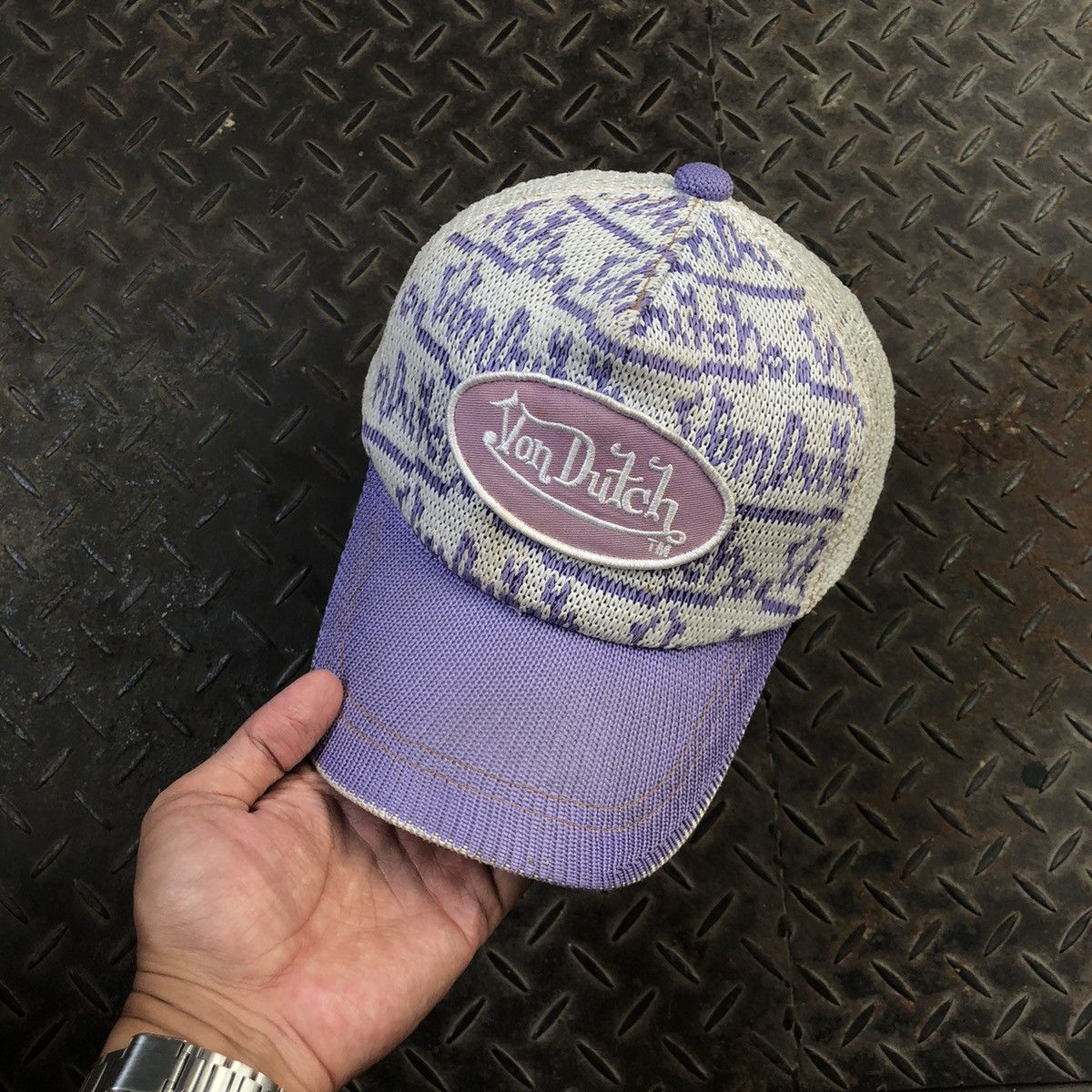 Vintage Vintage Von Dutch Knitwear Trucker Hat Size ONE SIZE - 3 Thumbnail