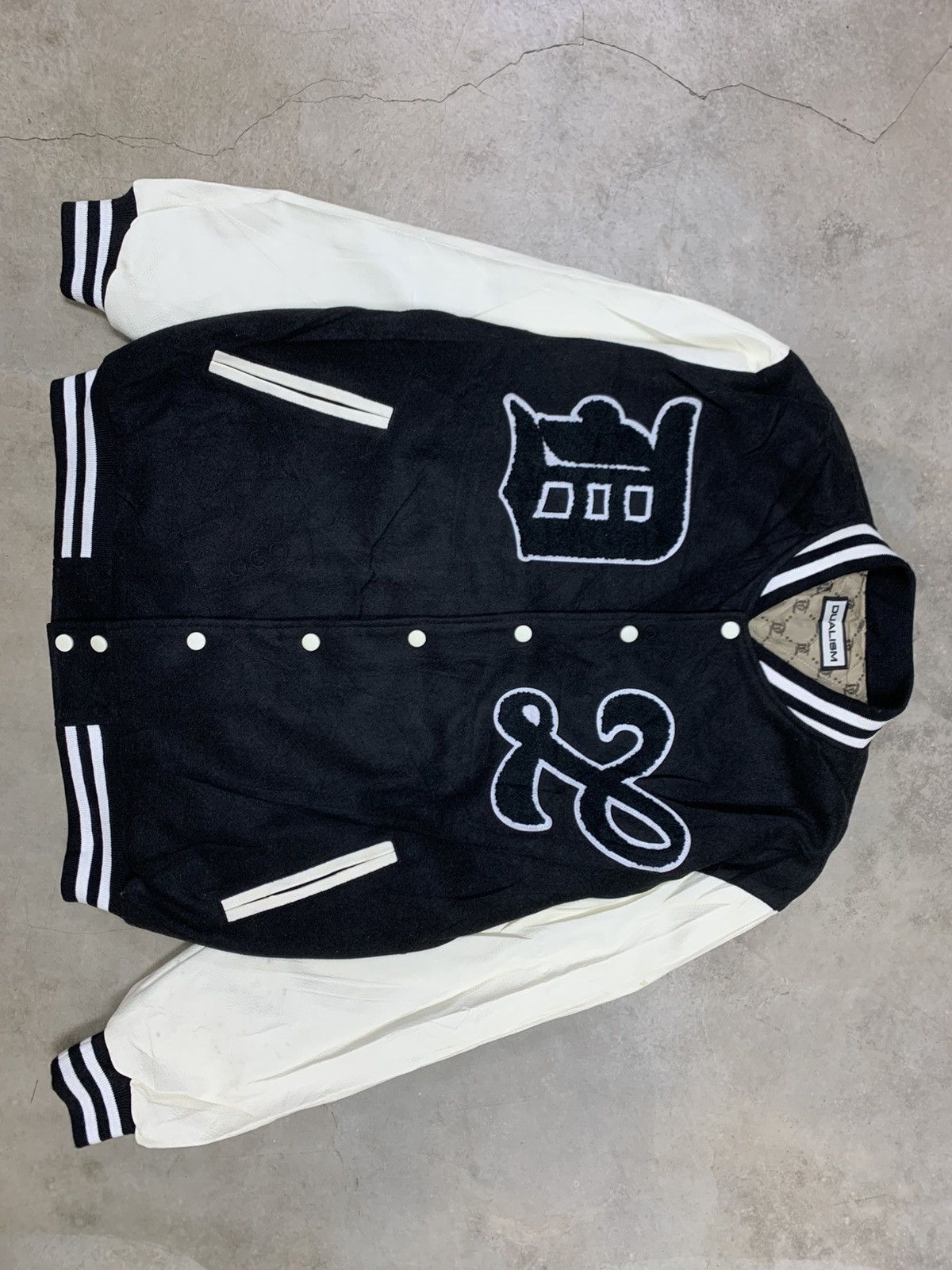 Dualism Multi Font Stadium Varsity Jacket