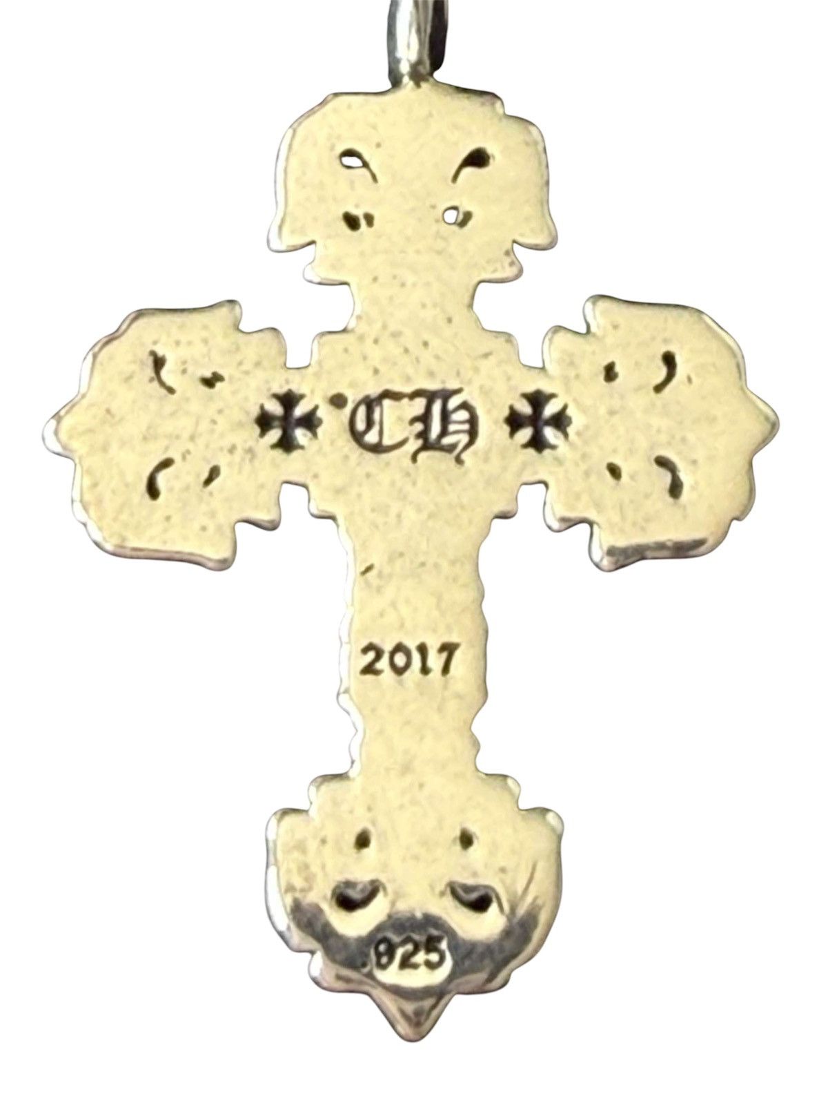 Chrome Hearts Chrome Hearts Silver Diamond Tiny Filigree Cross Charm Size ONE SIZE - 8 Thumbnail