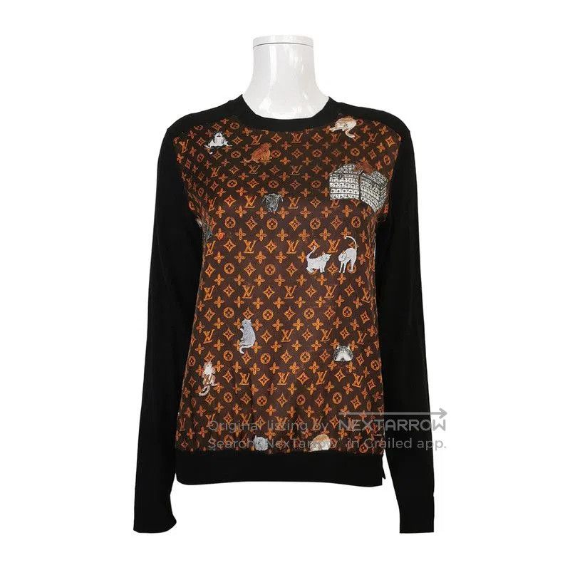 Louis Vuitton Louis Vuitton Knitted Wool-Silk Blend Sweater. Size US S / EU 44-46 / 1 - 1 Thumbnail