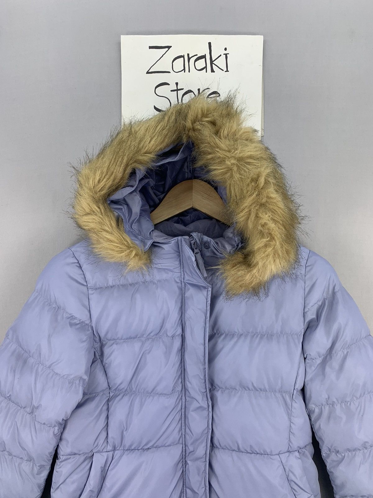 Japanese Brand × Uniqlo Uniqlo Winter Faux Fur Puffer Hoodie Down Jacket Size ONE SIZE - 2 Thumbnail
