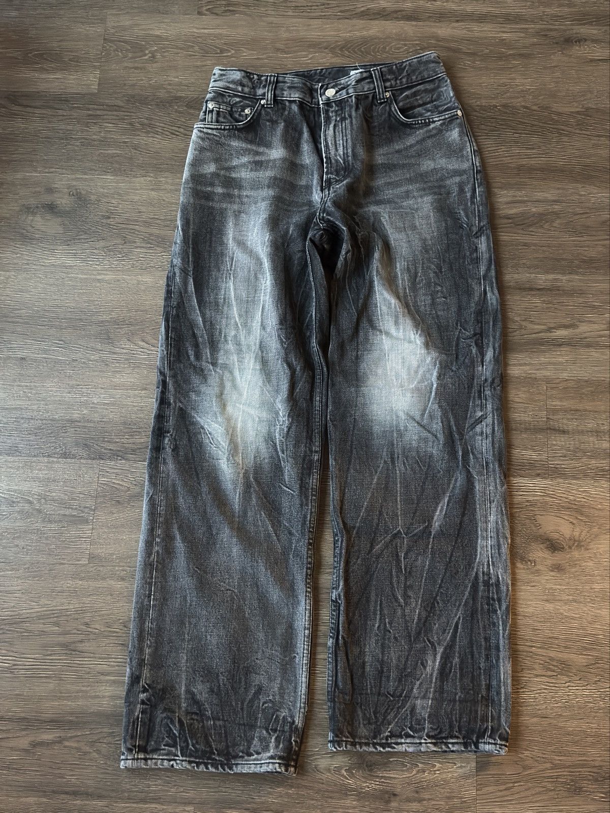 Other Mod9 Dark Gray Wash Baggy Jeans Size US 29 - 1 Thumbnail