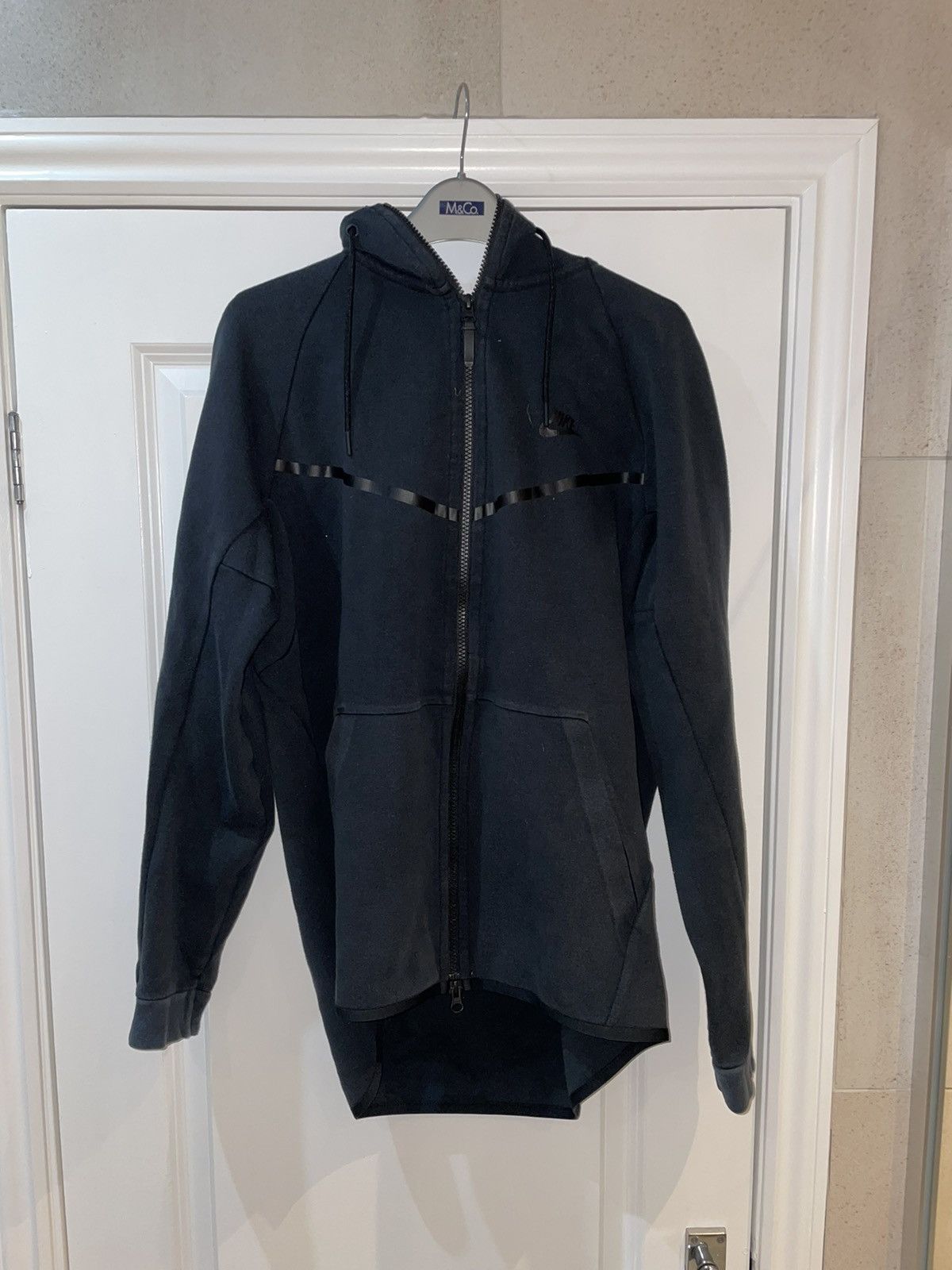 Vintage Nike Tech Fleece Hoodie Black Full Zip