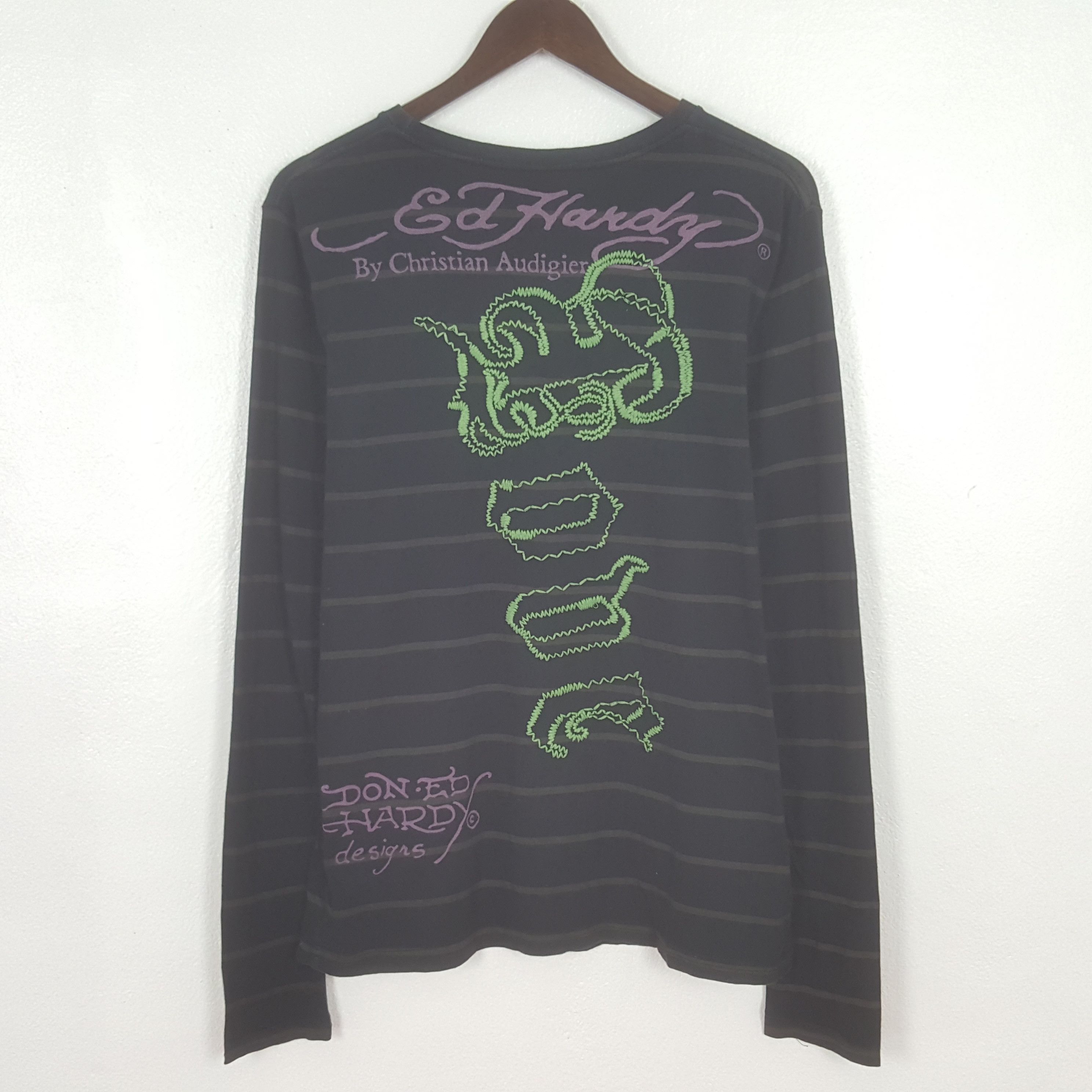 Ed Hardy Vintage Ed Hardy Peace Love & Tattoos Tshirt Size US M / EU 48-50 / 2 - 3 Thumbnail