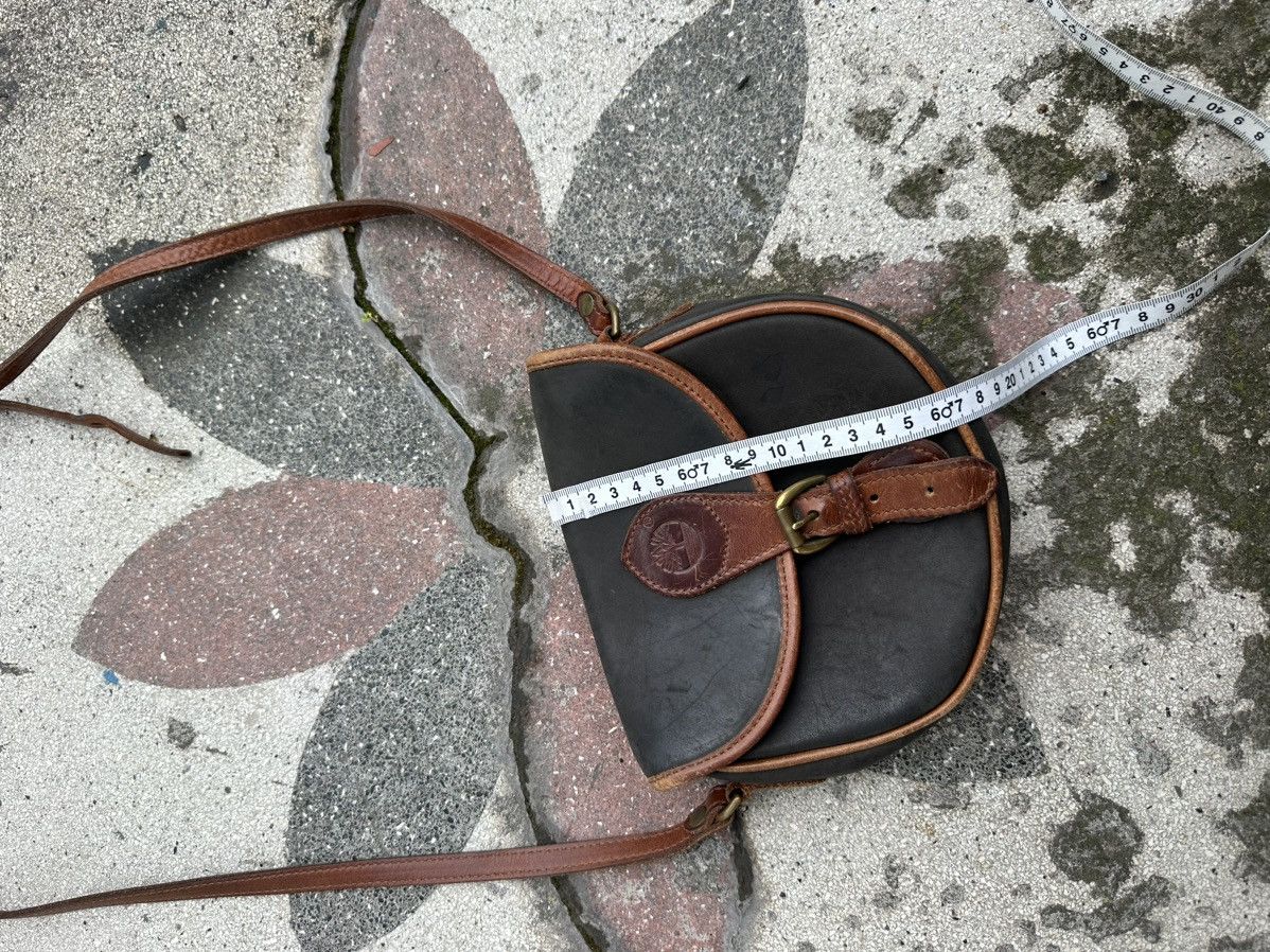 Timberland × Vintage Timberland Made In USA Vintage Classic Leather Mini Bag Size ONE SIZE - 14 Thumbnail
