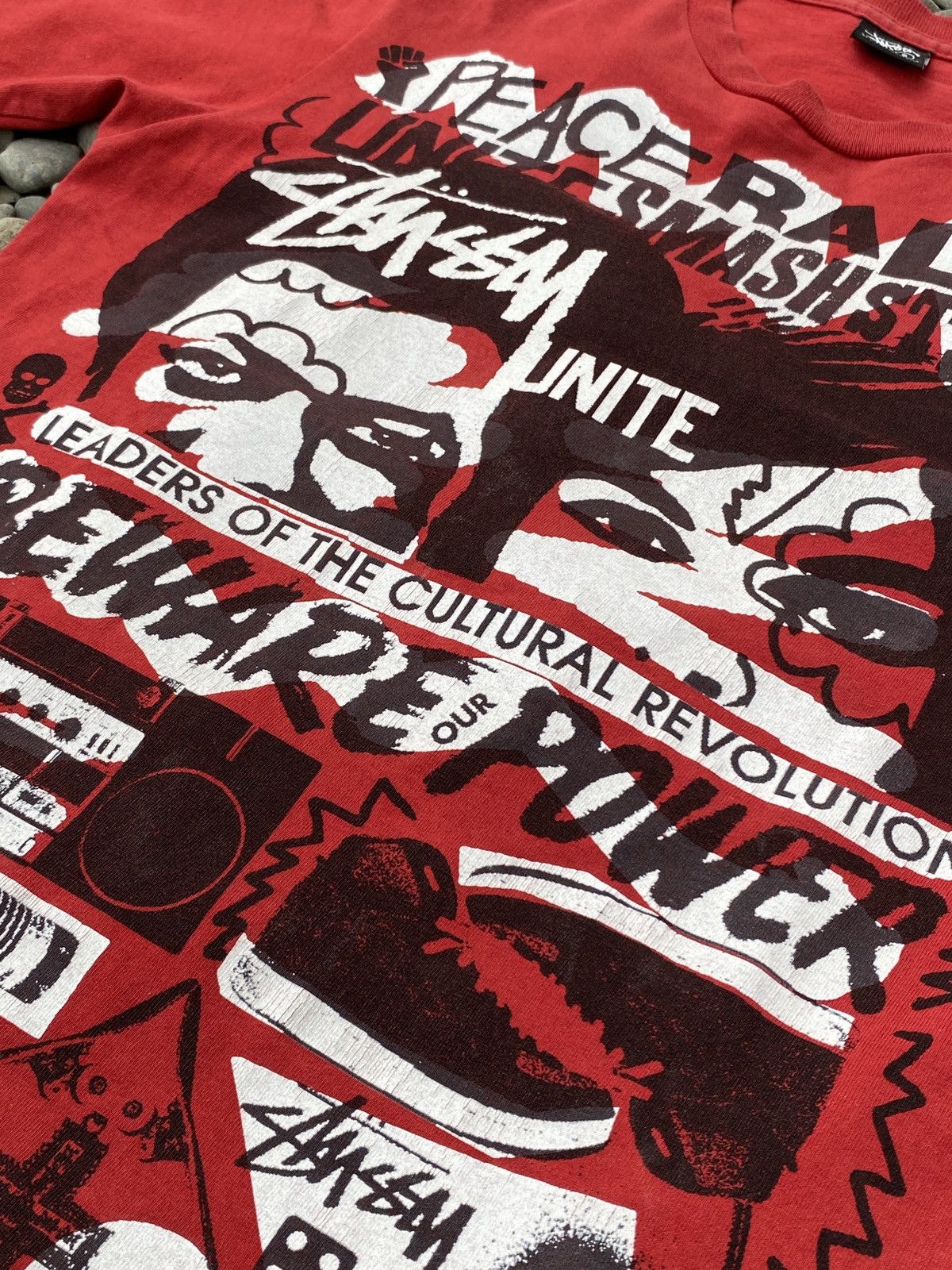 Stussy Stussy vintage Peace Rally unite smash Size US S / EU 44-46 / 1 - 2 Thumbnail