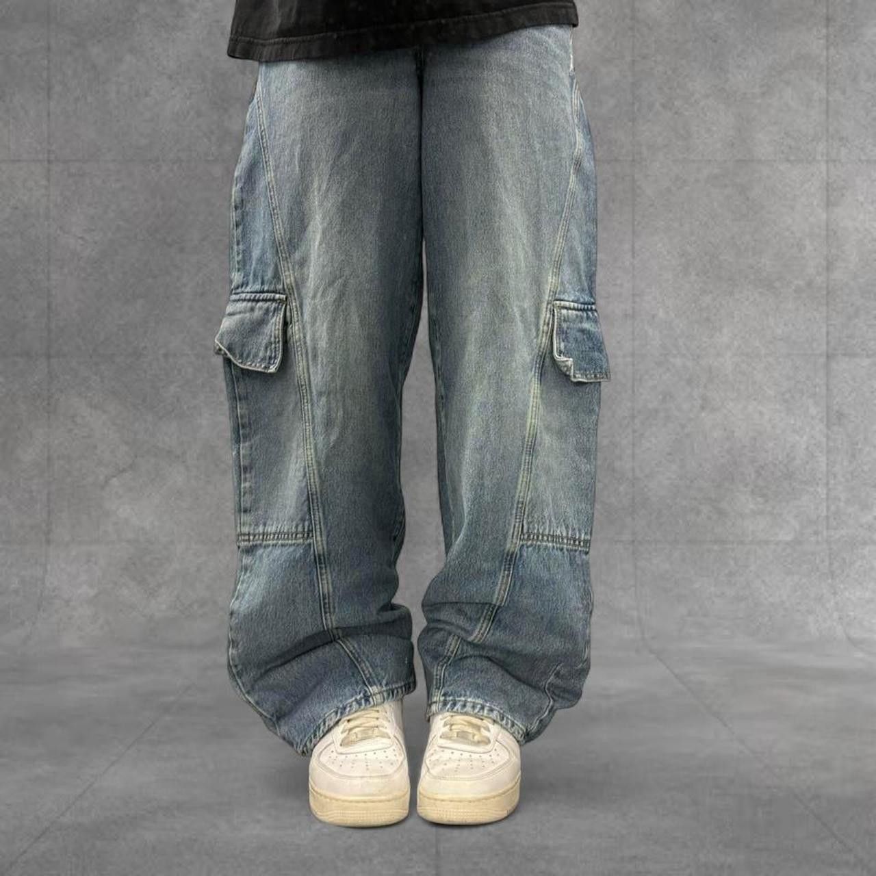 2000's archive grunge super baggy denim