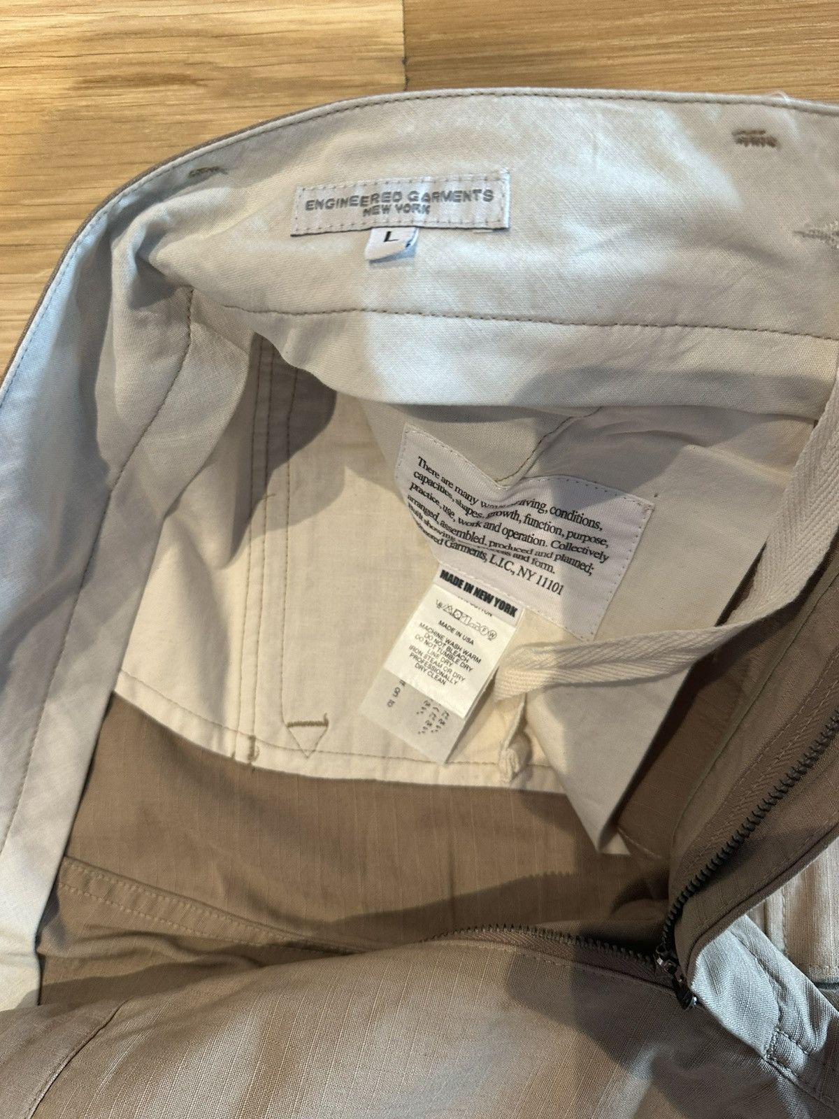 Engineered Garments Engineered Garments - Cotton Ripstop FA Flight Cargo Pants Size US 36 / EU 52 - 4 Thumbnail