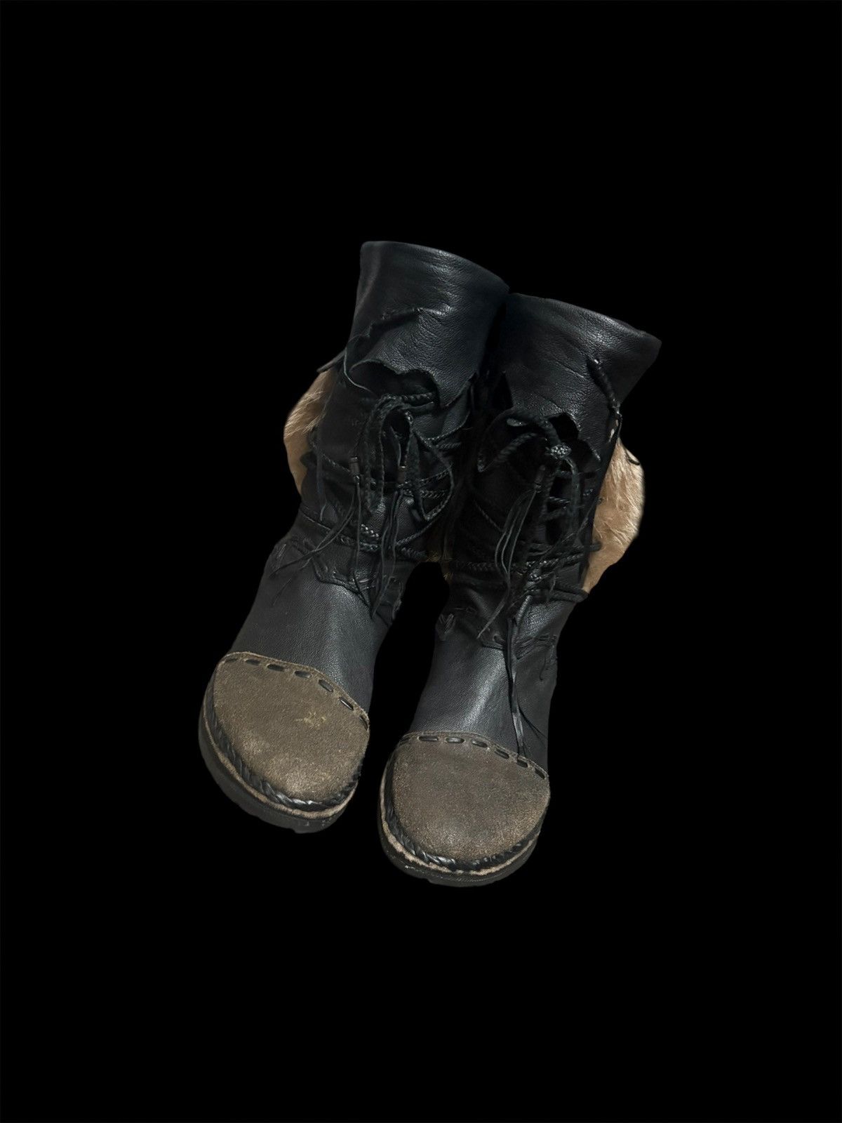 14th Addiction 14th addiction fur moccasin boots Size US 10 / EU 43 - 2 Thumbnail