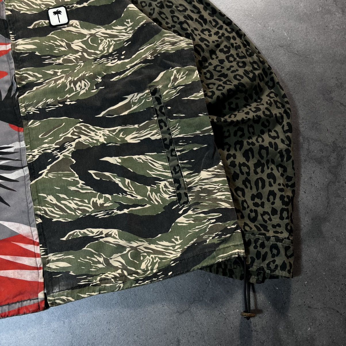 Palm Angels Palm Angels Patchwork Mixed Prints Camo Khaki Jacket Hype Size US L / EU 52-54 / 3 - 4 Thumbnail