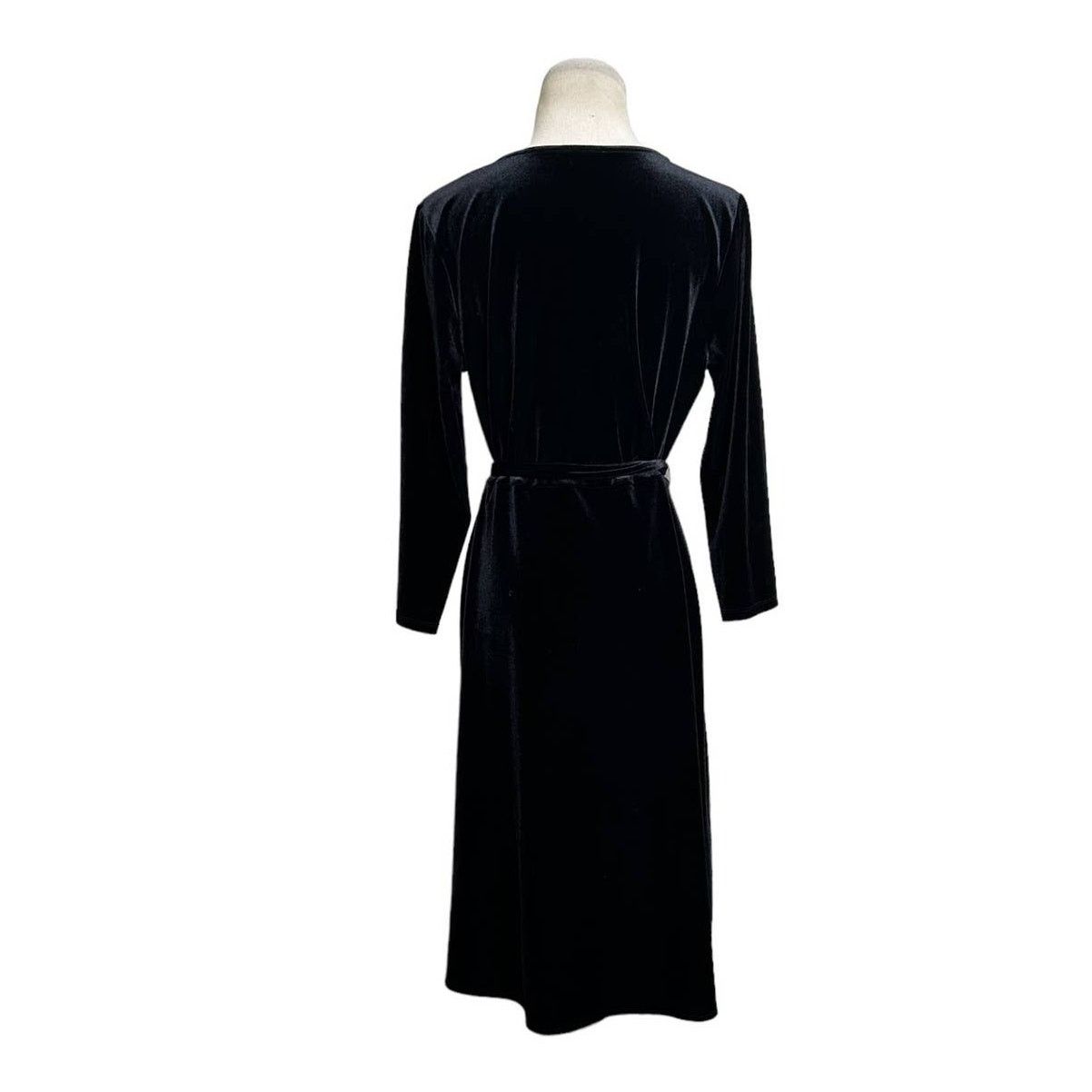 J. Jill J.JILL Velvet Wrap-style Tassel Tie Belt Dress size Small Size S / US 4 / IT 40 - 2 Thumbnail
